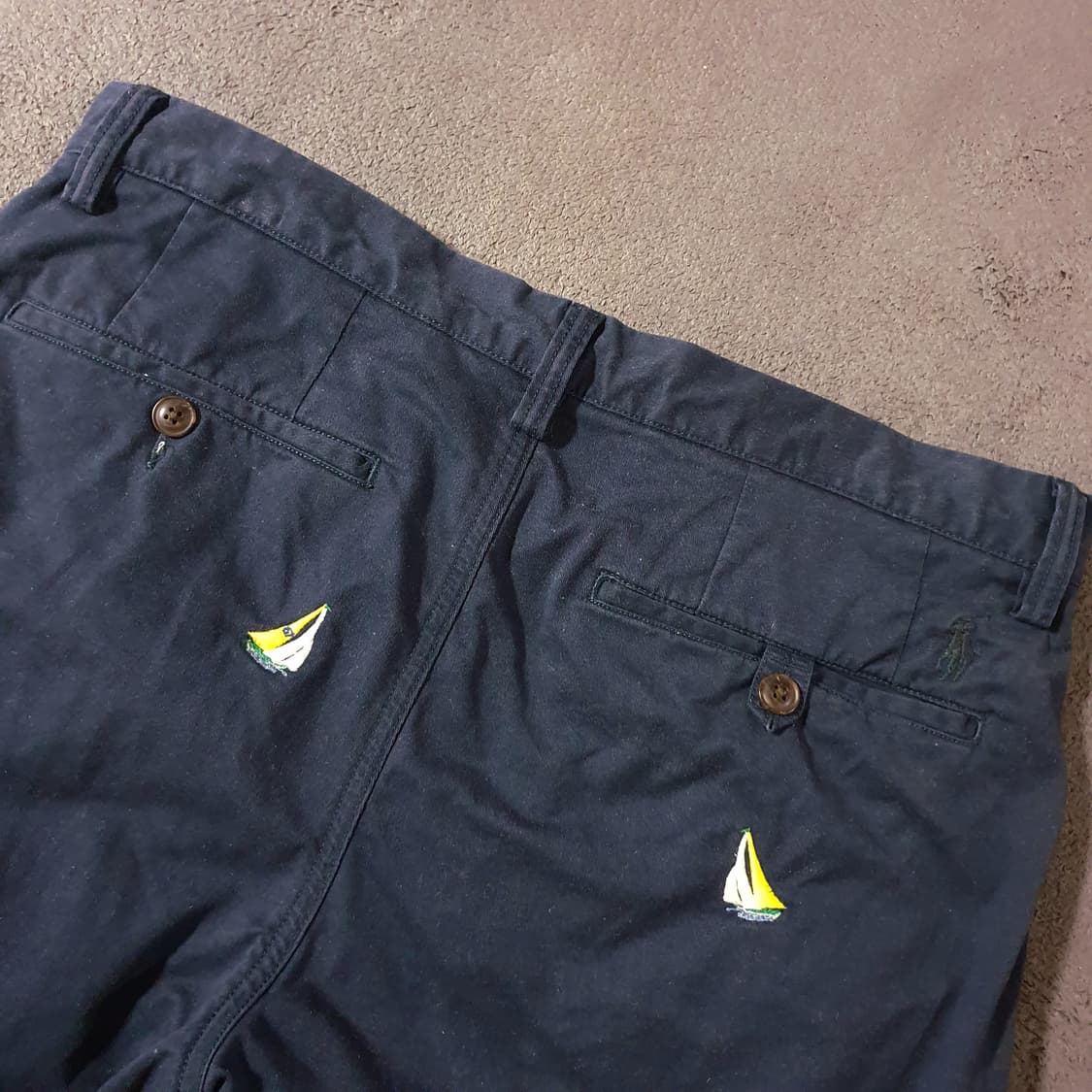 폴로 요트 프렙스터 플랫 쇼츠 반바지 31 네이비 상품이미지5