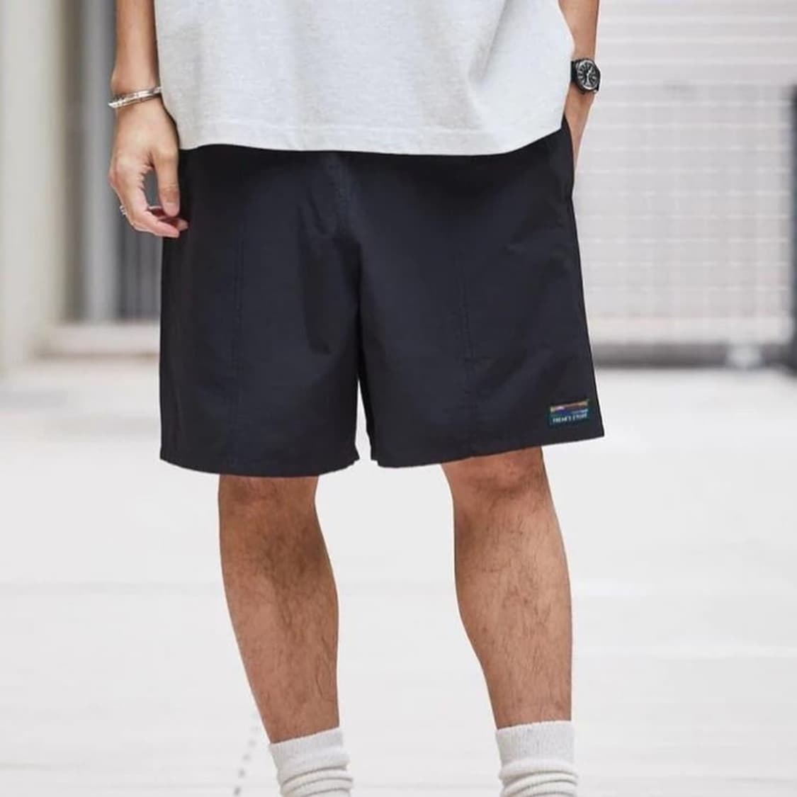 FREAK'S STORE Cotton Nylon Easy Shorts 상품이미지5