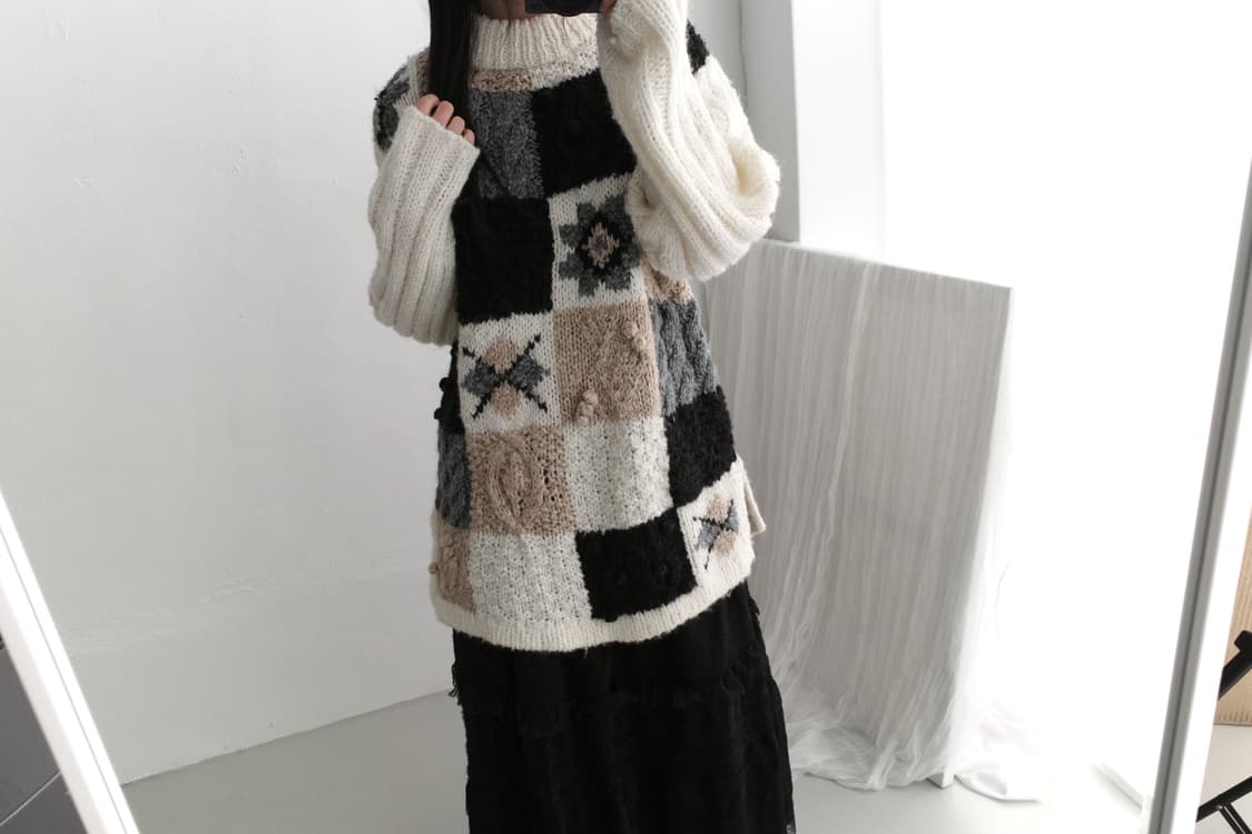 flower patch knit 상품이미지6