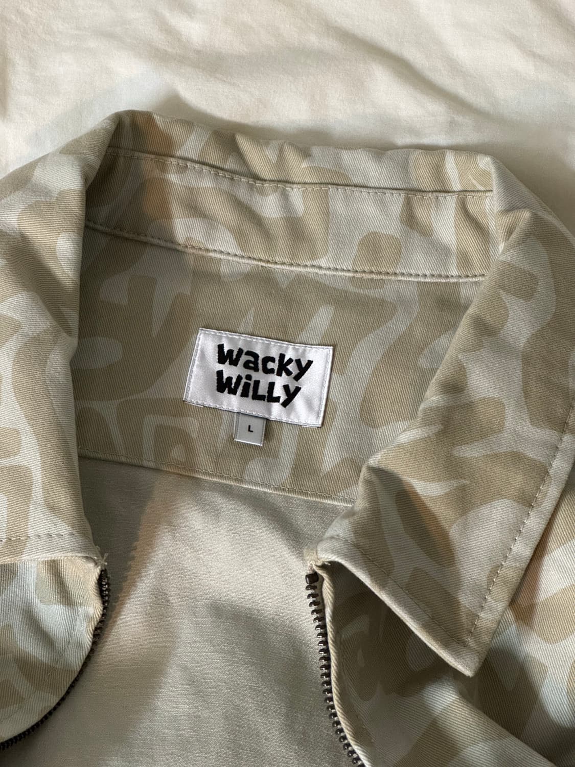 와키윌리 카모플라주 코튼 점퍼 L(100) 상품이미지6