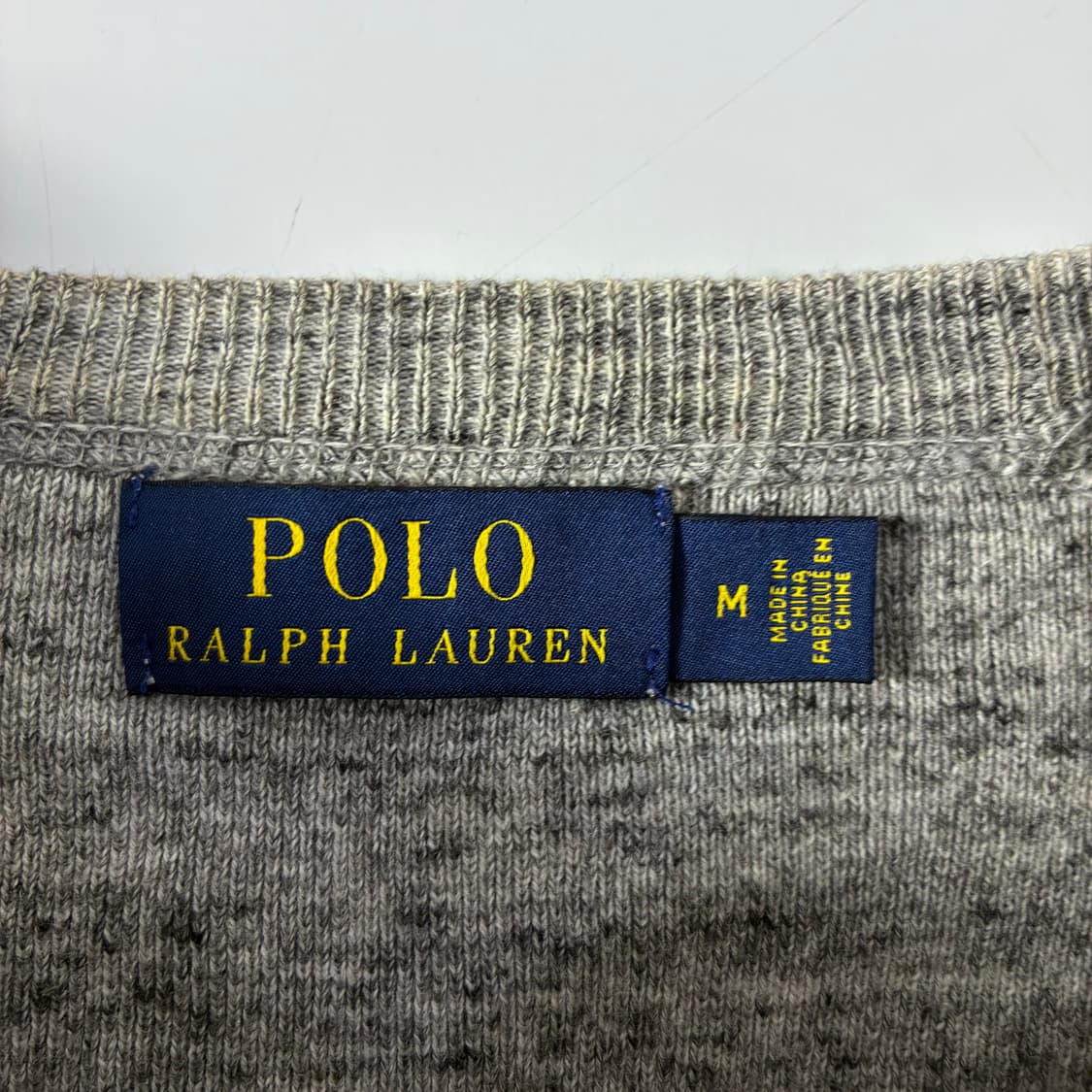 Polo 폴로 랄프로렌 신형 그레이 코튼 라운드 니트 상품이미지4