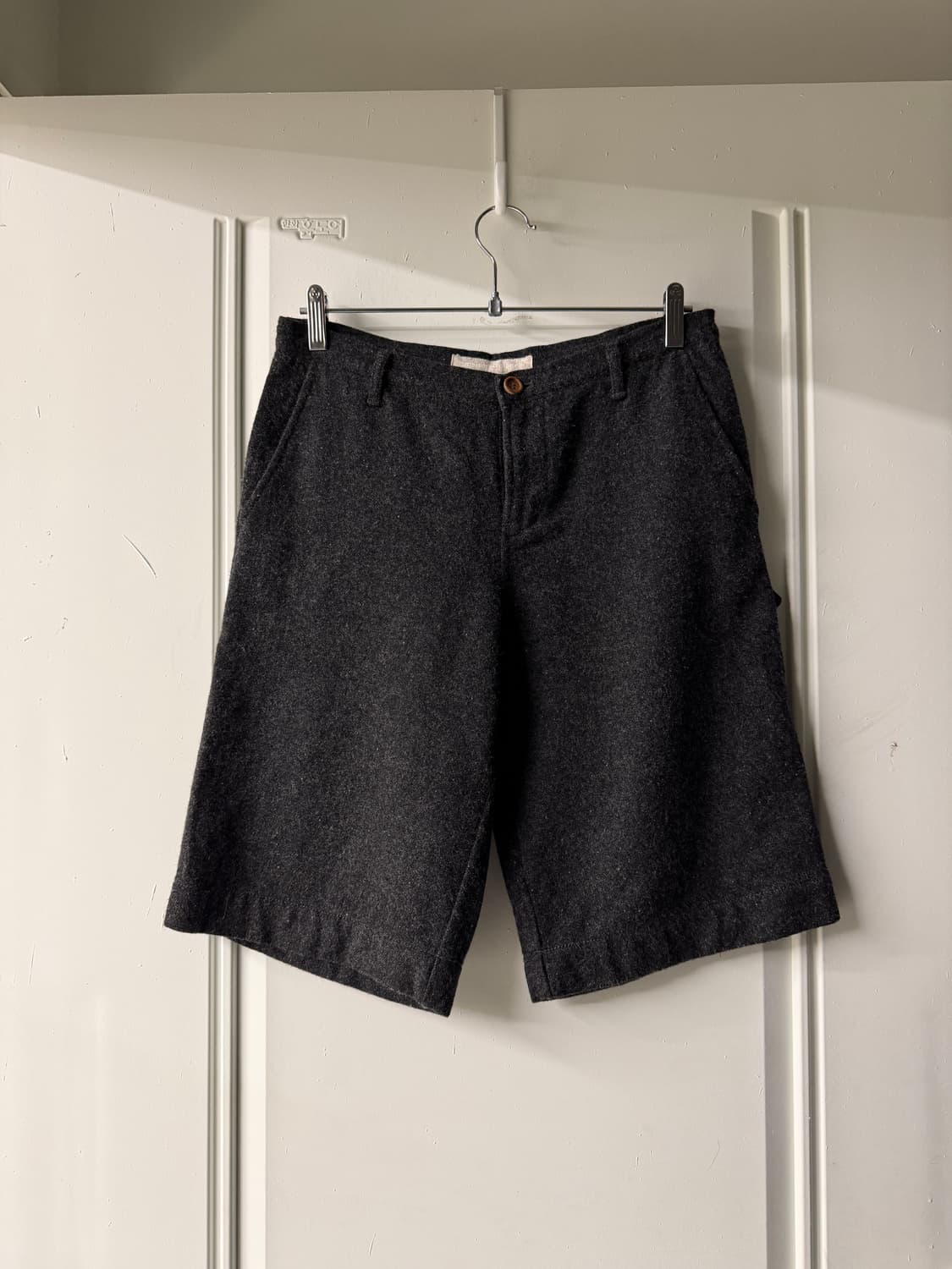 일본빈티지 울90% 포멀 하프팬츠 상품이미지4