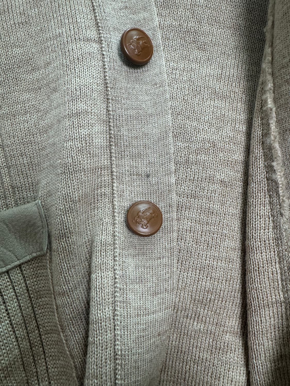 버버리 앨보우 패치 가디건 상품이미지6