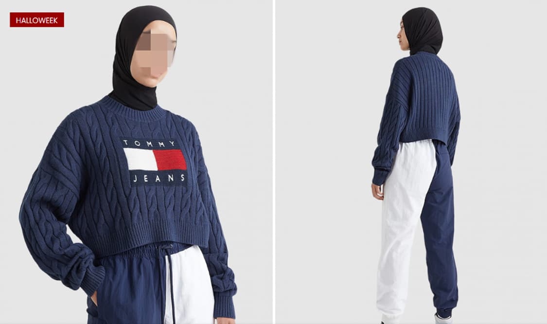 (S사이즈) 타미진 여성 스웨트셔츠 DW0DW14261 상품이미지3