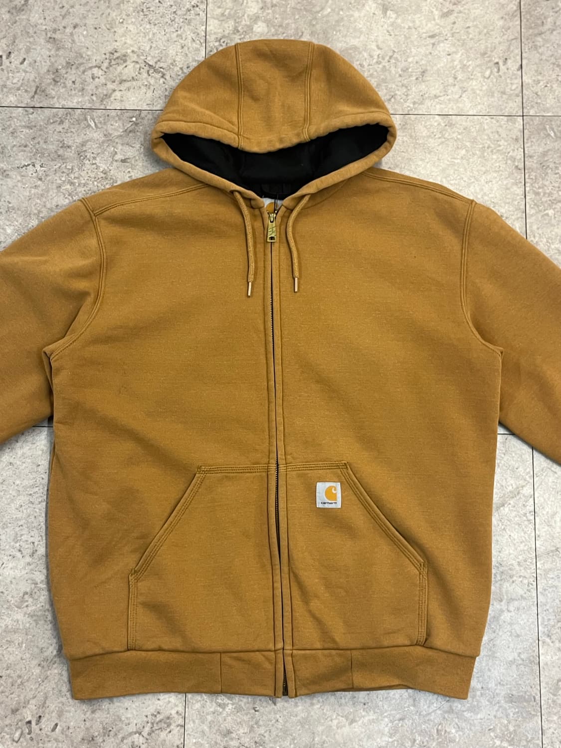 칼하트 후드집업 카멜 M #csz3015 상품이미지4