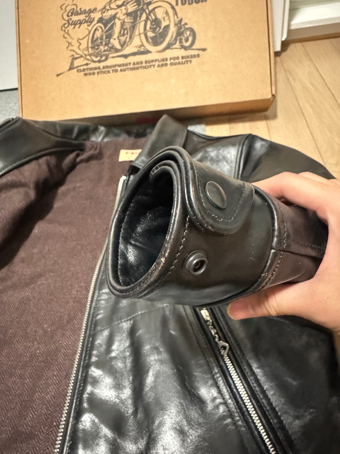 리얼시몬스 중홀랜드 홀스하이드 레더자켓 L 상품이미지4