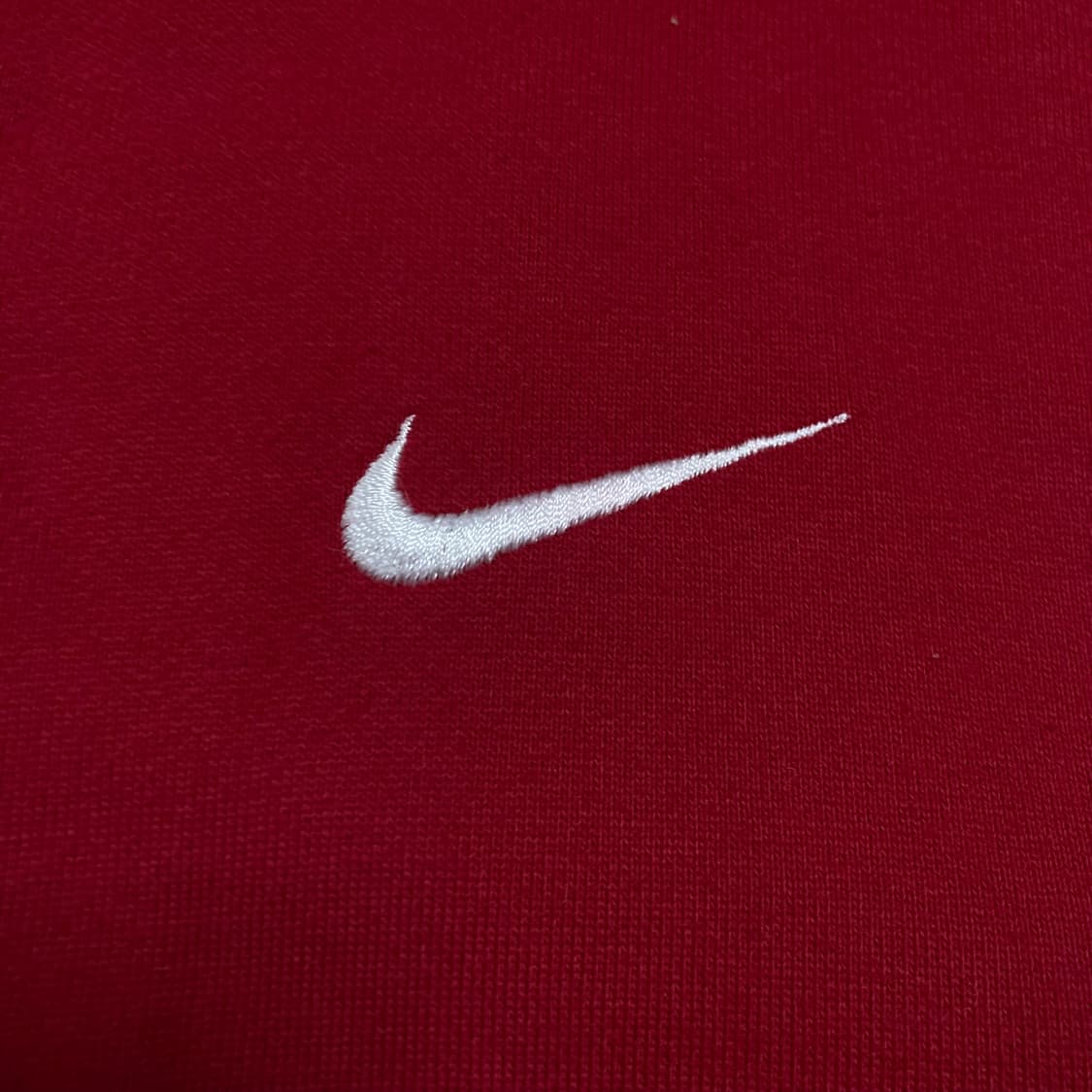 나이키 스우시 스몰 로고 레드 후드 집업 상품이미지2