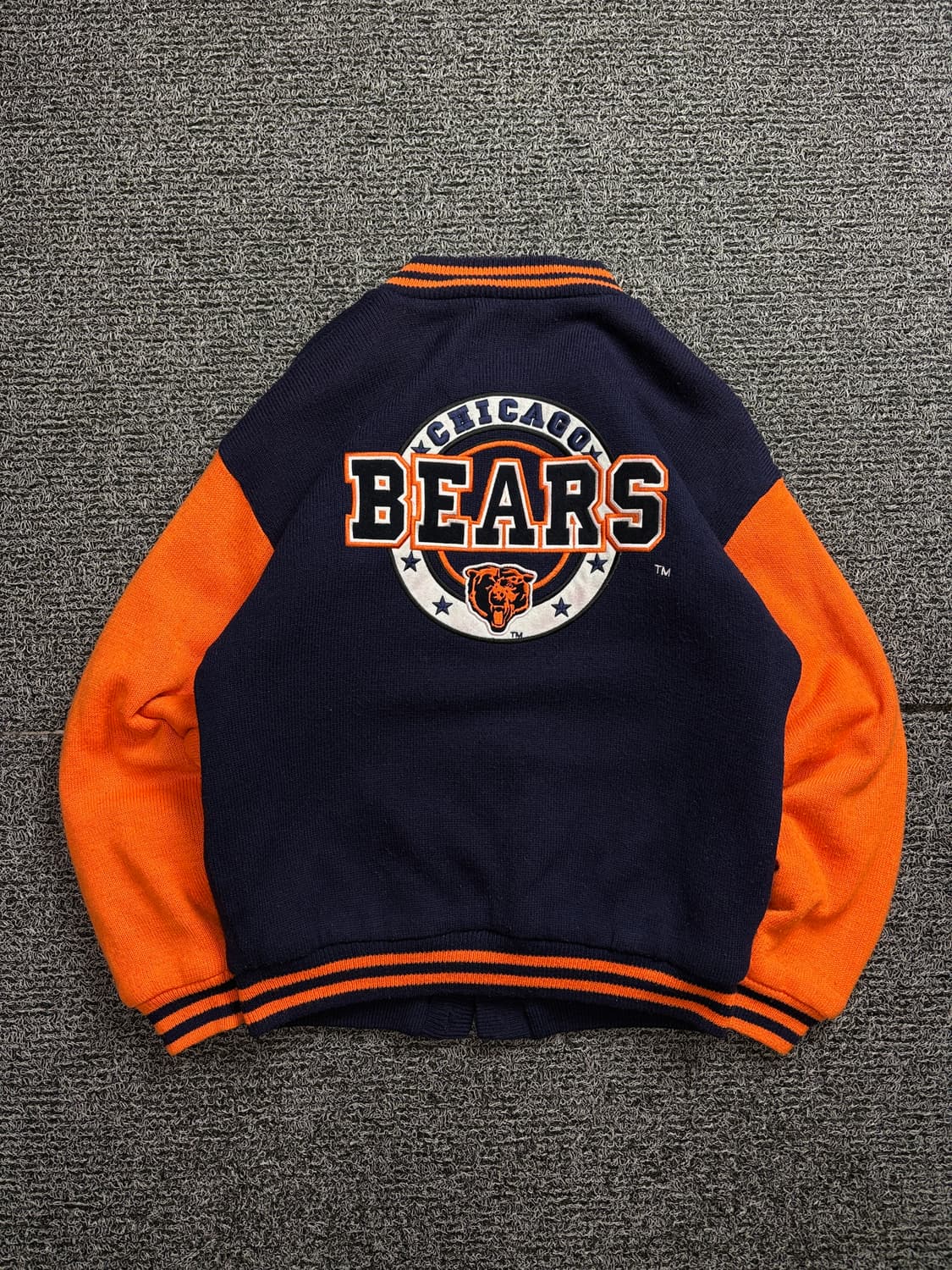 NFL USA 오리지날 시카고 베어스 모직 바시티 자켓 2052 상품이미지4
