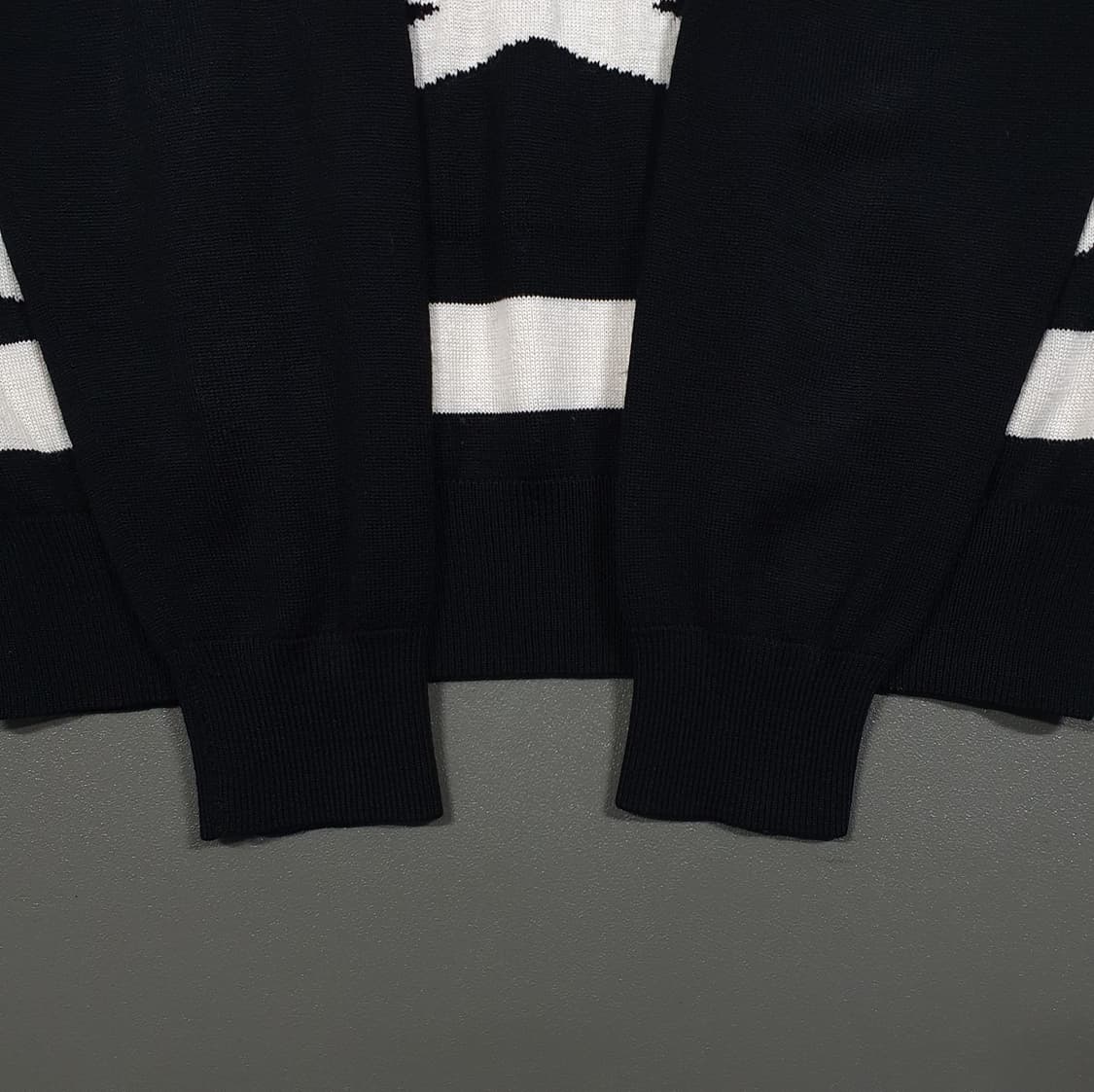 실측 L) 필립플레인 스컬 해골 배드보이 백로고 메리노울 모 니트 스웨터 상품이미지6