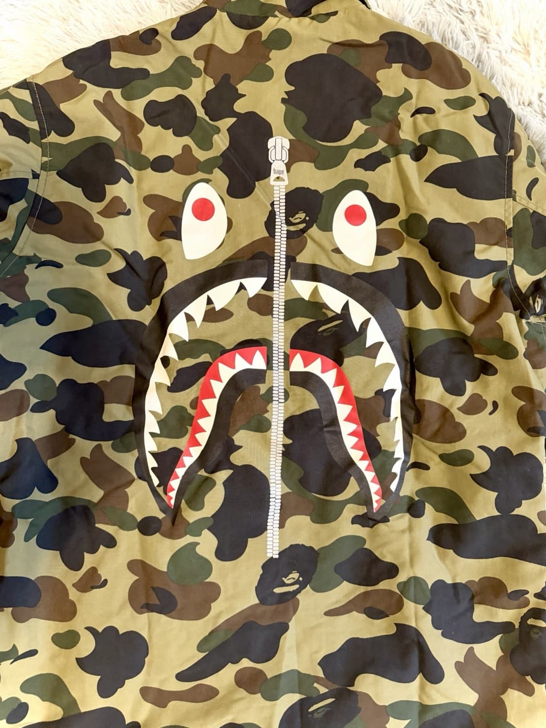 베이프 1st 카모 샤크 코치 자켓 상품이미지5
