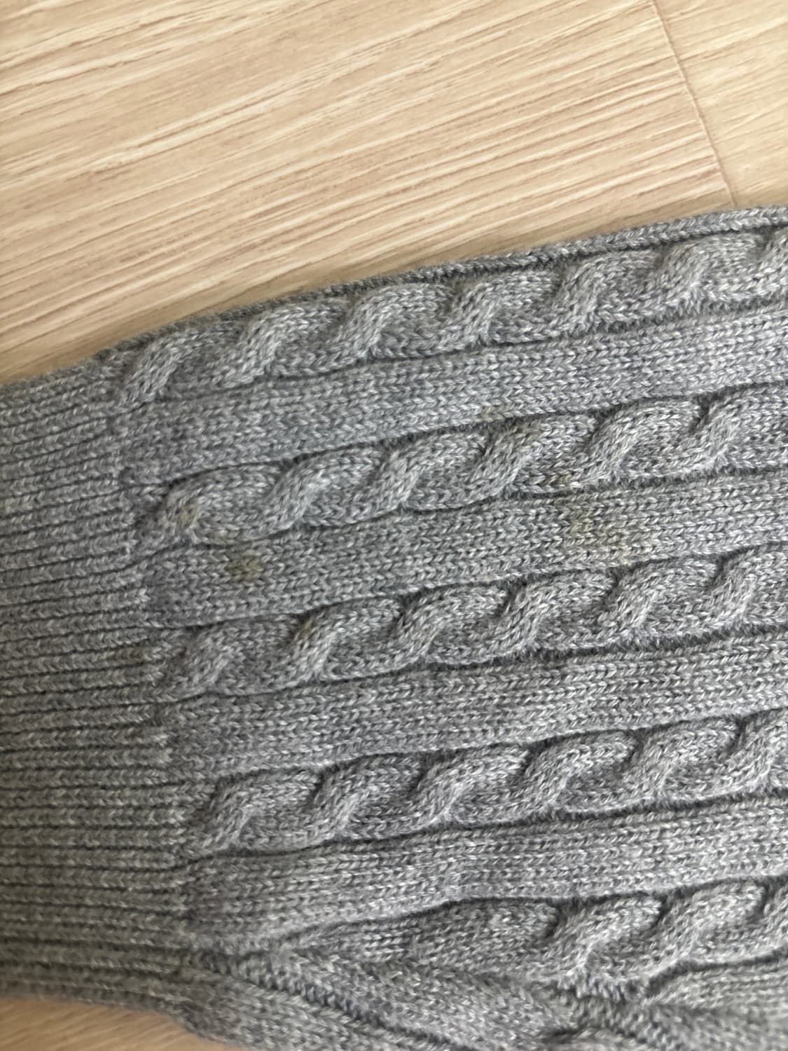 폴로 랄프로렌 케이블 니트 가디건 그레이 xl 걸스 상품이미지6