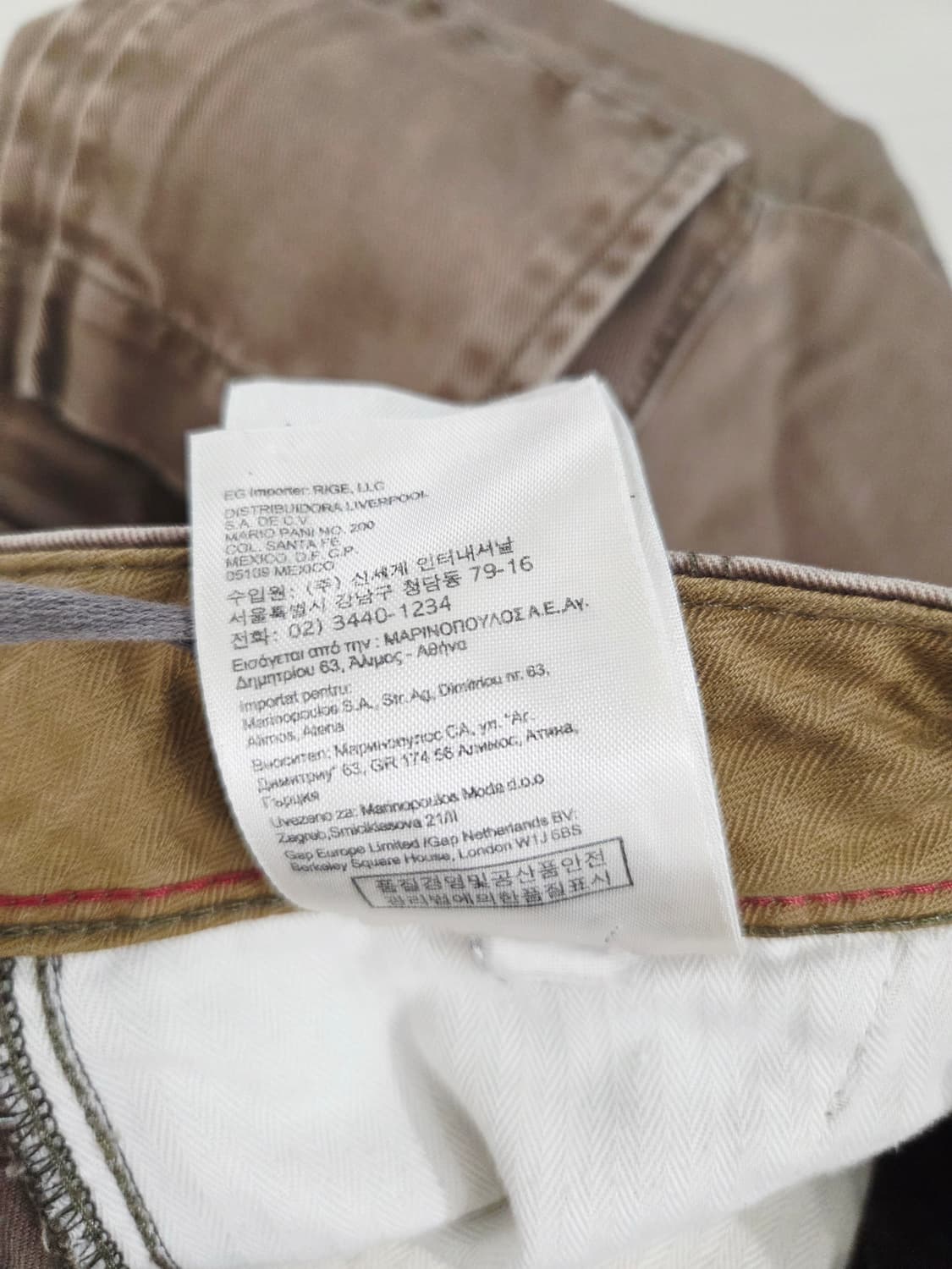 바나나리퍼블릭. 남자 코튼 카코팬츠_30 상품이미지8