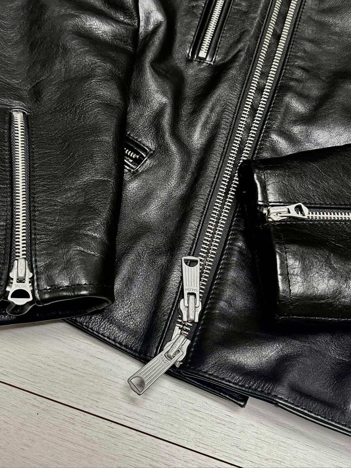 틸레이트 홀스하이드 말가죽 라이더 자켓 105-110 상품이미지2