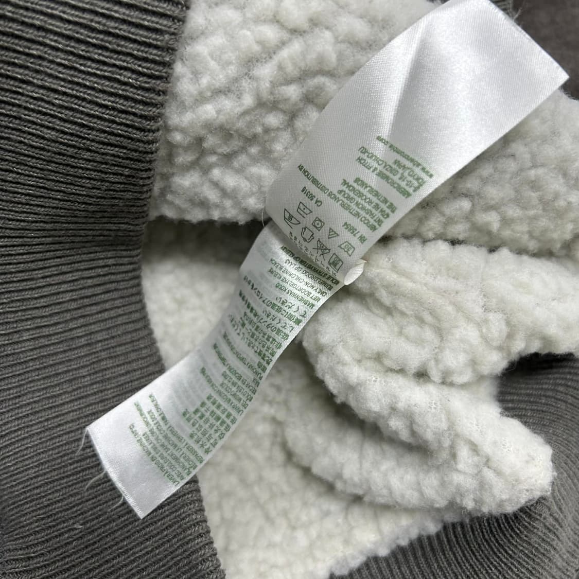 아베크롬비 y2k 양털 울프죠 폭닥 스웻 후드집업 희귀져지(M) 상품이미지5