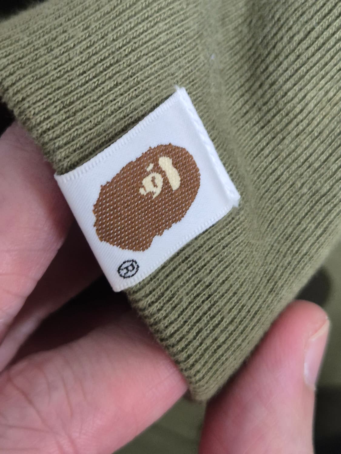 (XL)베이프 고어텍스 윈드스토퍼 녹계 샤크 후드집업 상품이미지6