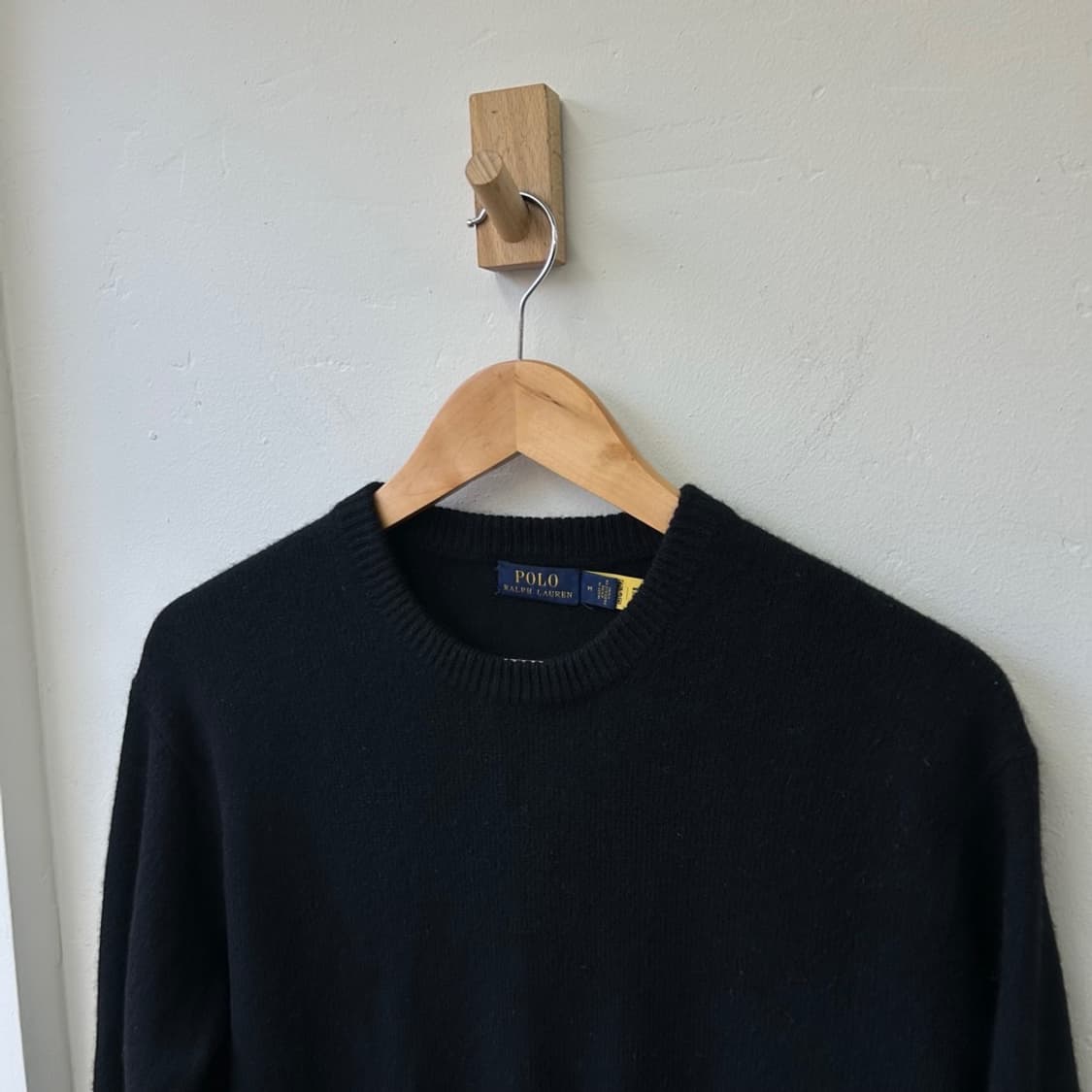 15822 - 폴로 랄프로렌 블랙 울 니트 (울 70% 캐시미어 10%) 상품이미지1