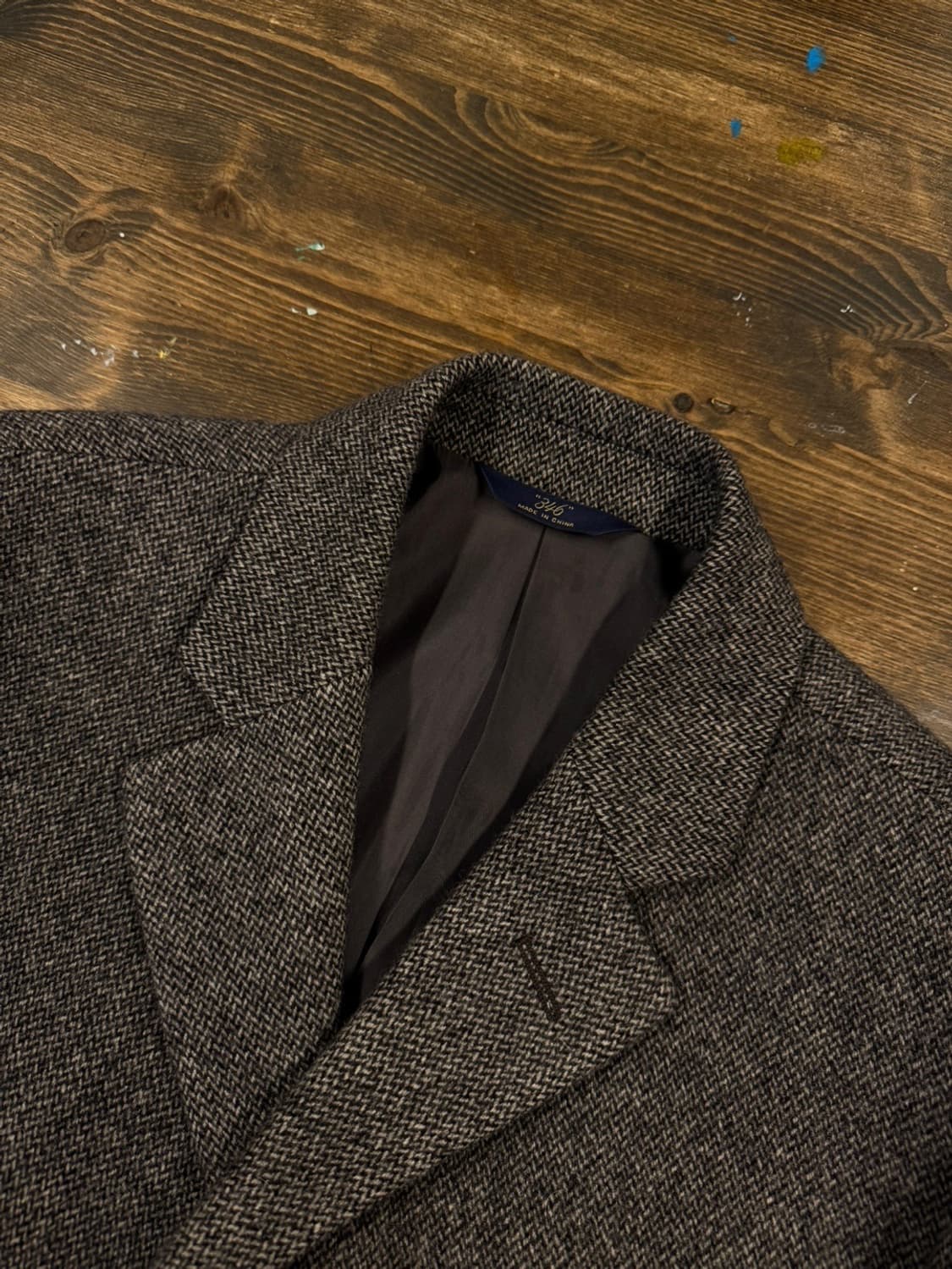 브룩스 브라더스 트위드 체스터필드 코트 105 상품이미지6