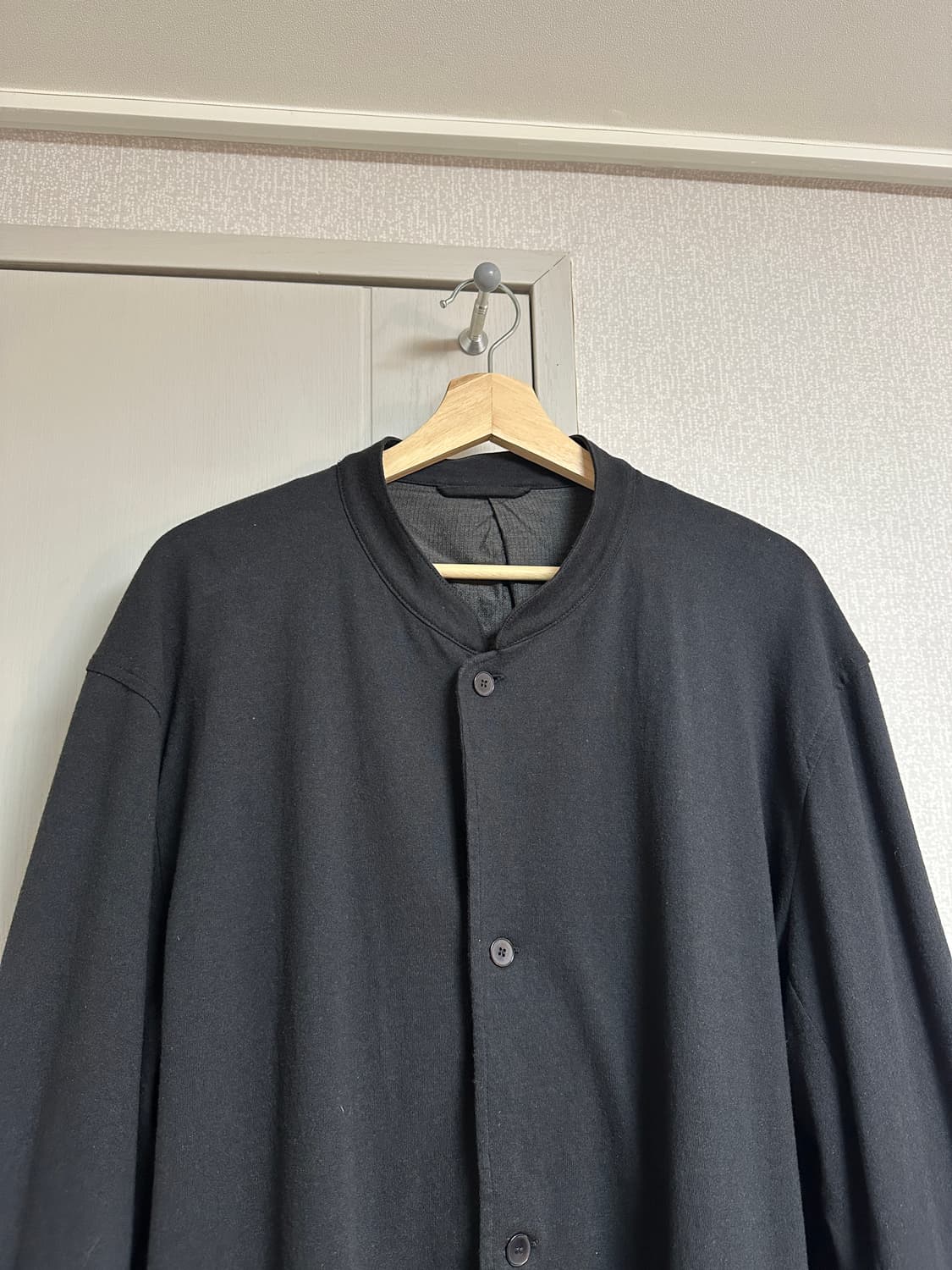 코모리 코튼져지 스탠드칼라 자켓 상품이미지4