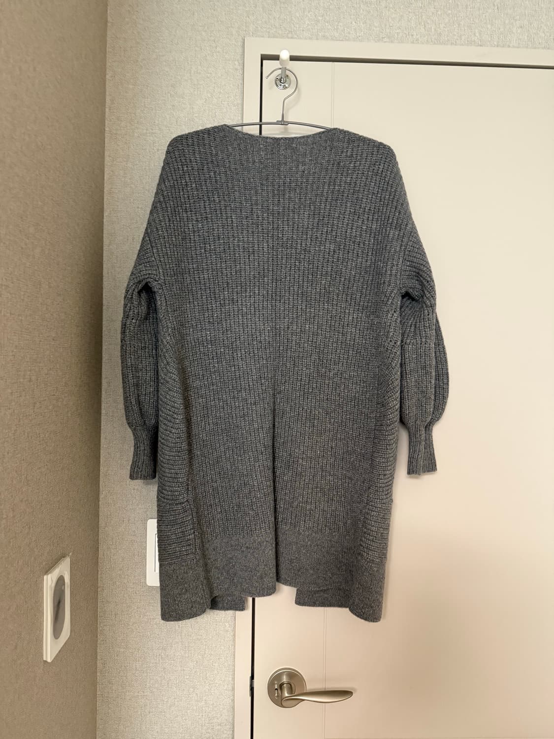 우테르케 그레이 롱 니트 가디건 상품이미지2