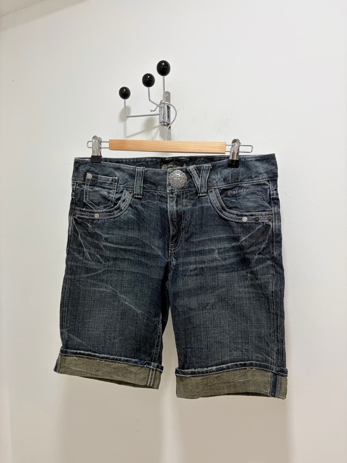  Oririn Jeans 펑크 y2k 데님 팬츠 반바지 상품이미지5