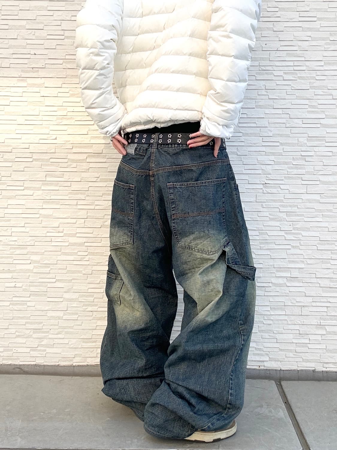 90s ARTERY 올드스쿨 힙합 와이드 데님 팬츠 상품이미지3