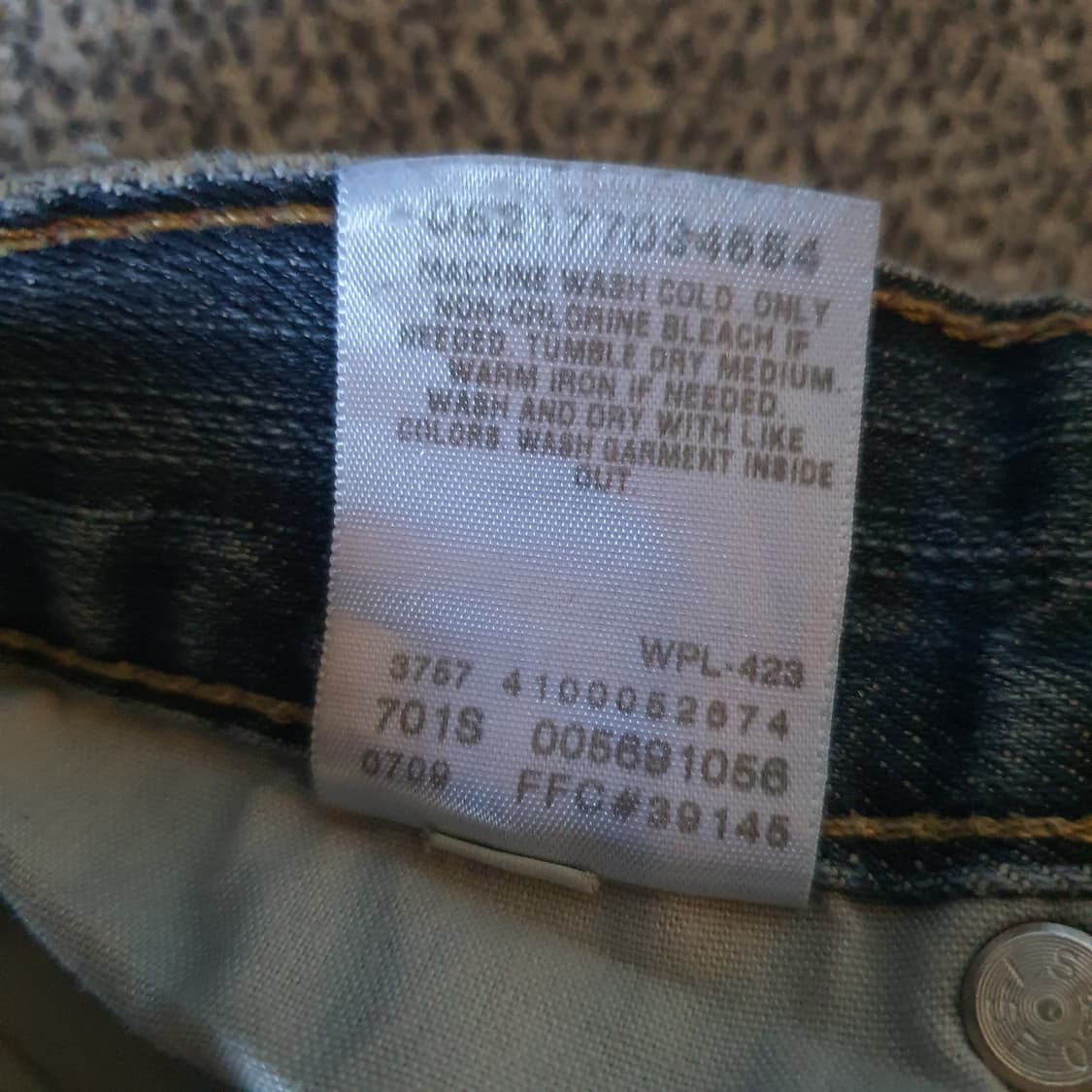 리바이스 569 빈티지  데님 팬츠 No.31 상품이미지6