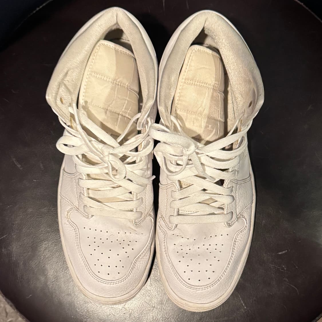 NIKE 조던 미드 트리플 화이트 상품이미지2