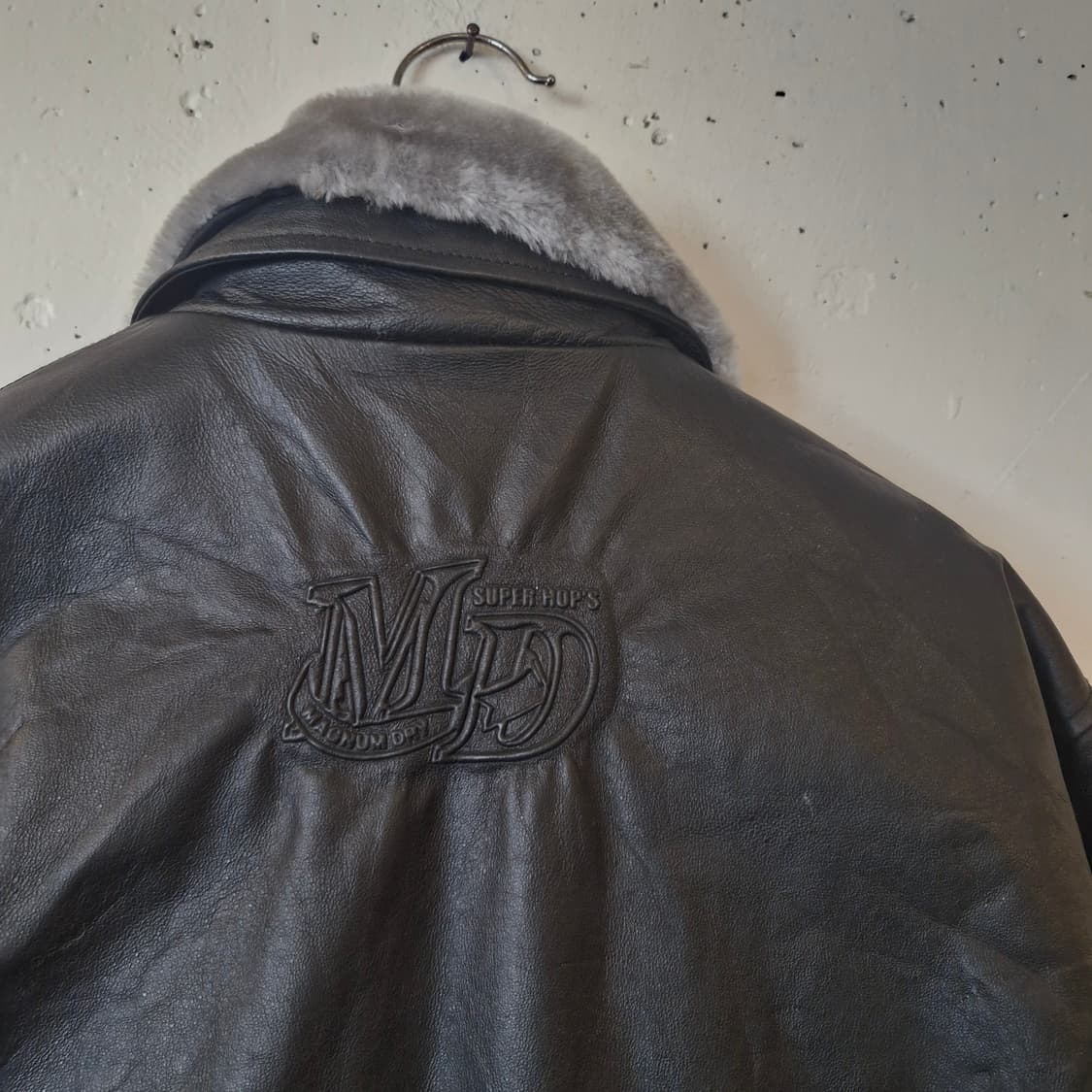 보아털 가죽 자켓 L~ 상품이미지5