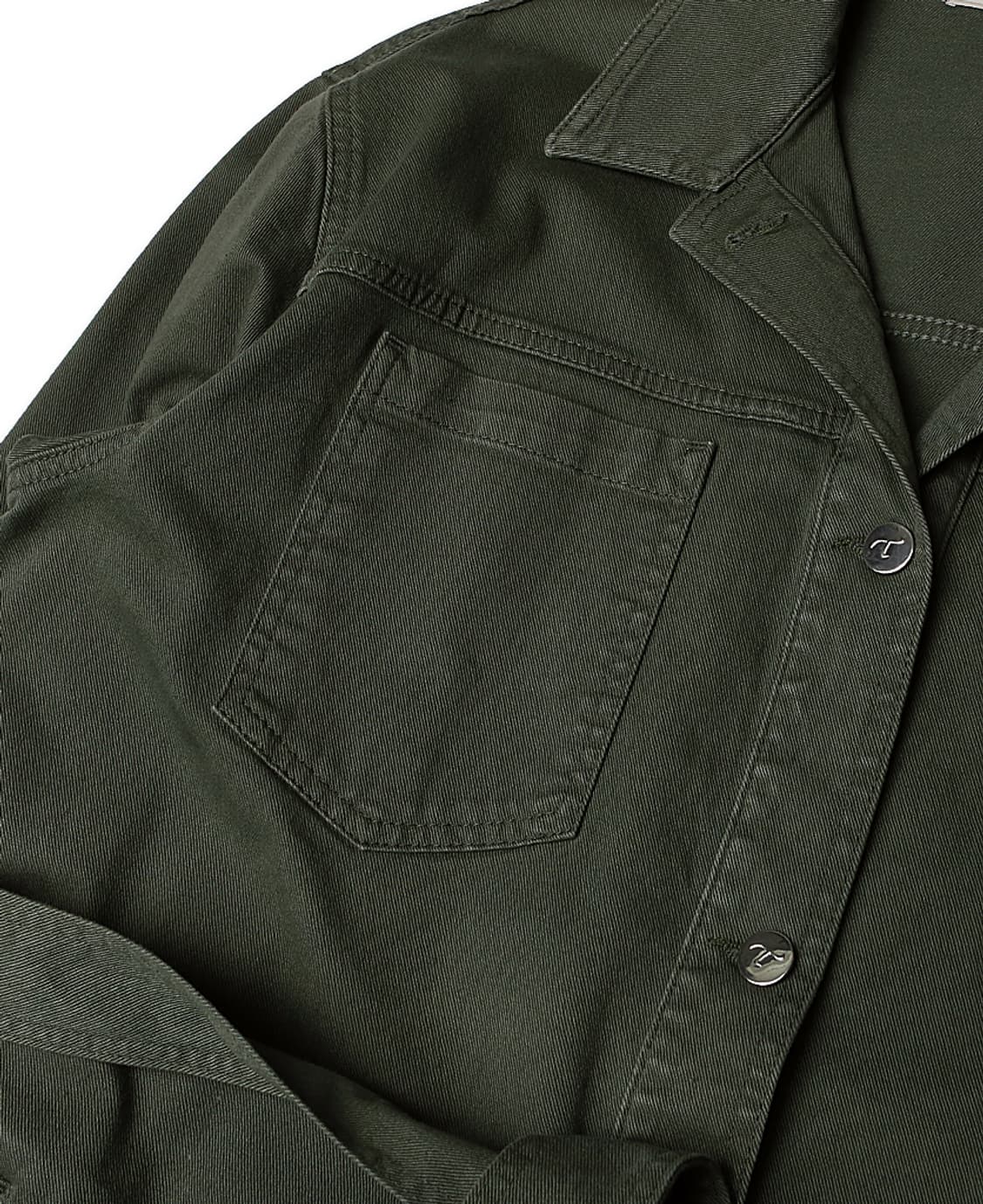 트라마로사 [Tramarossa] 올리브 그린 데님 이태리 벨티드 자켓 상품이미지3