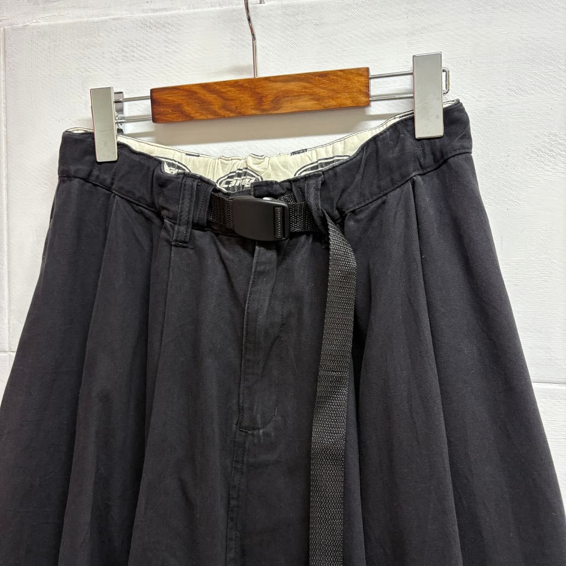 CANDY STRIPPER 벨트 코튼 언발 롱스커트 상품이미지2