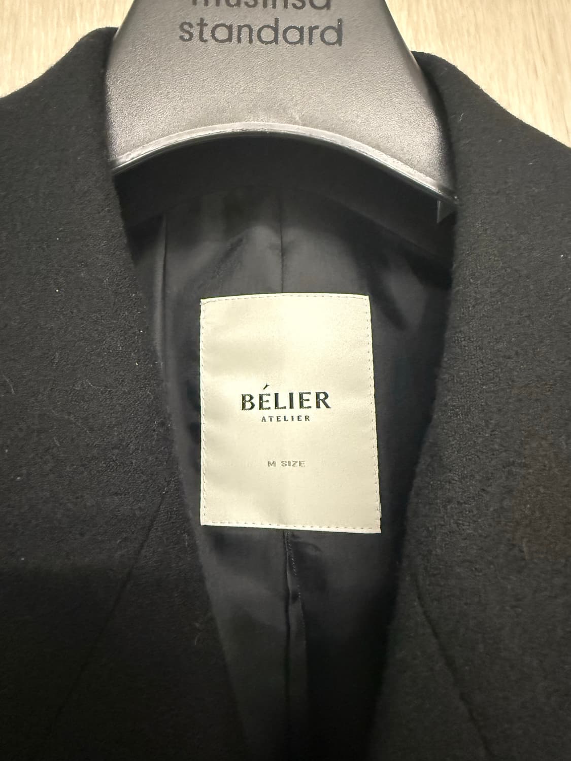 벨리에FW 피크드라펠 더블자켓 상품이미지2