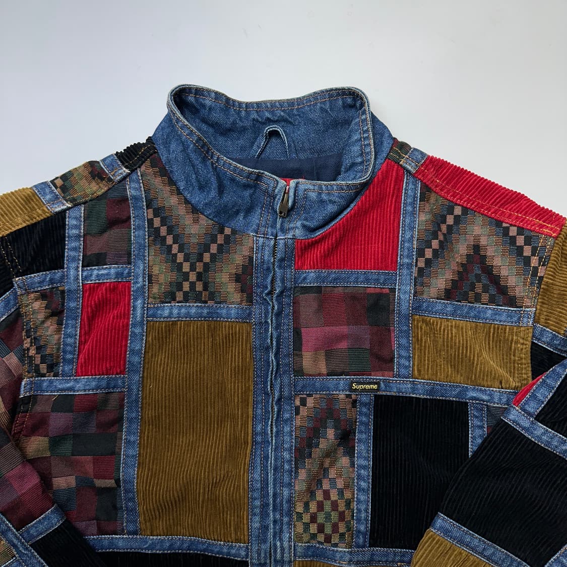 SUPREME 18FW 슈프림 코듀로이 패치워크 데님 자켓 상품이미지2