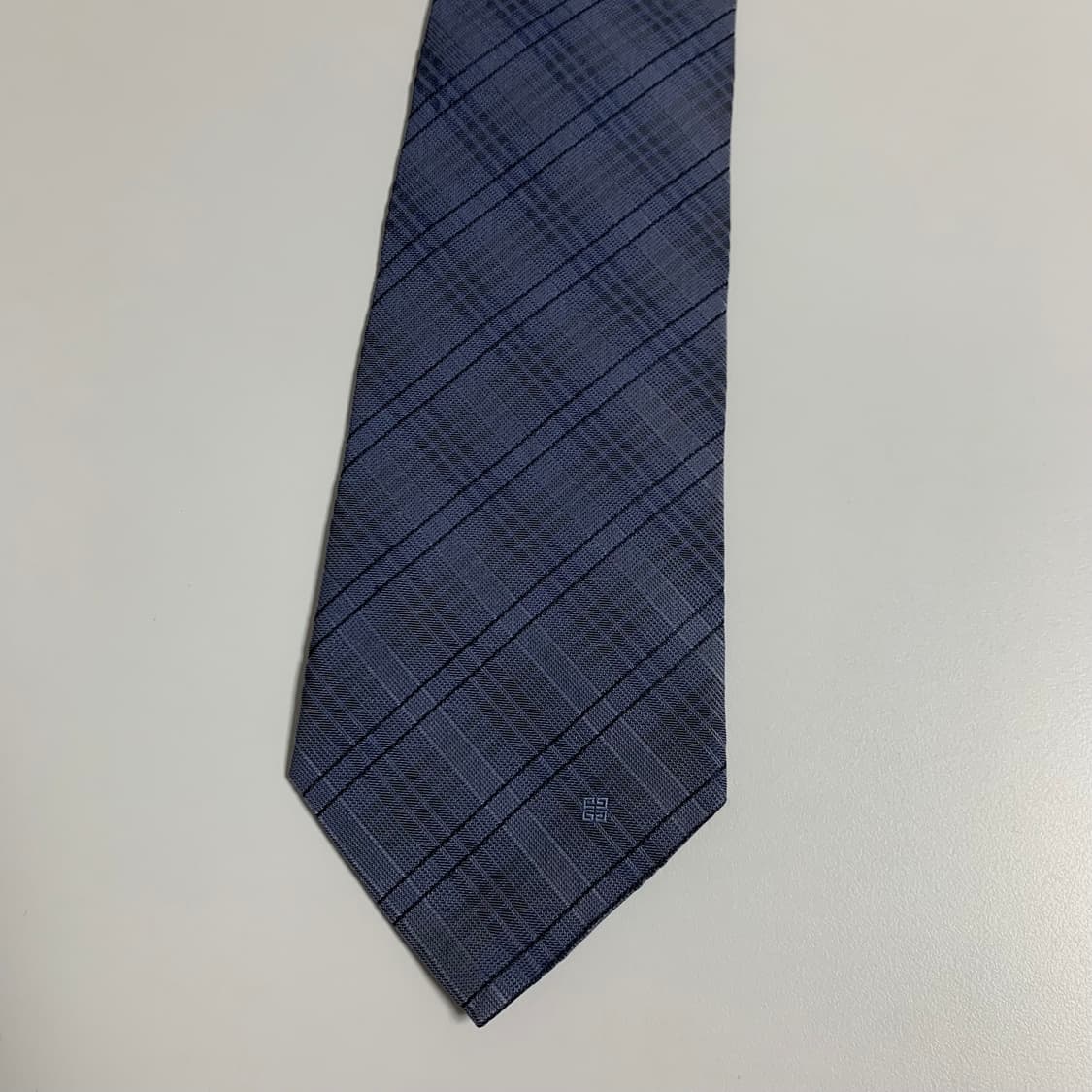 지방시(GIVENCHY) 신형라벨 체크 혼주넥타이 명품 8.4cm 상품이미지10