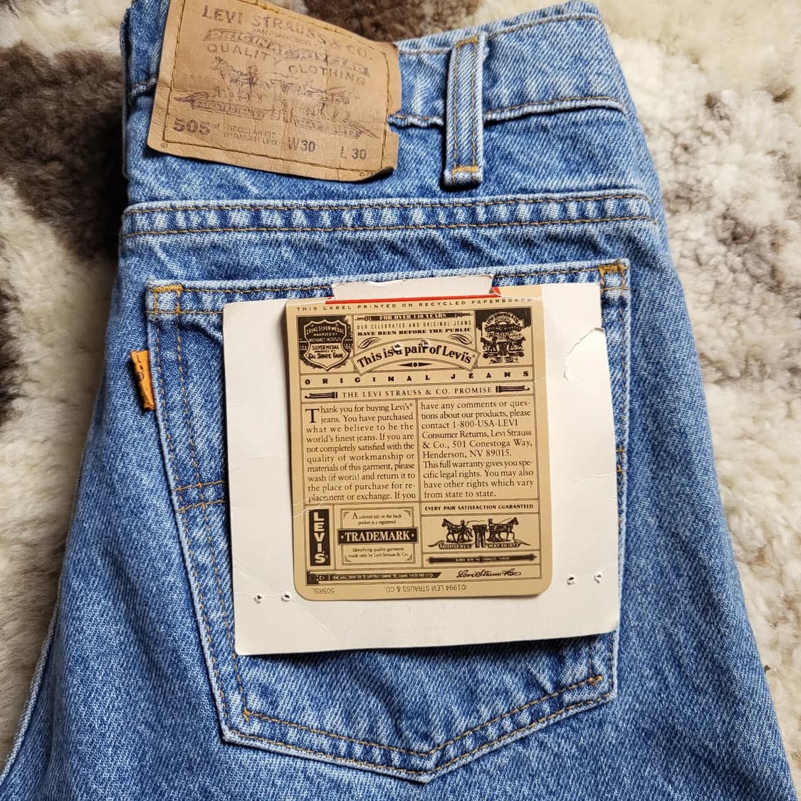 90s 리바이스 505 오렌지탭 상품이미지8