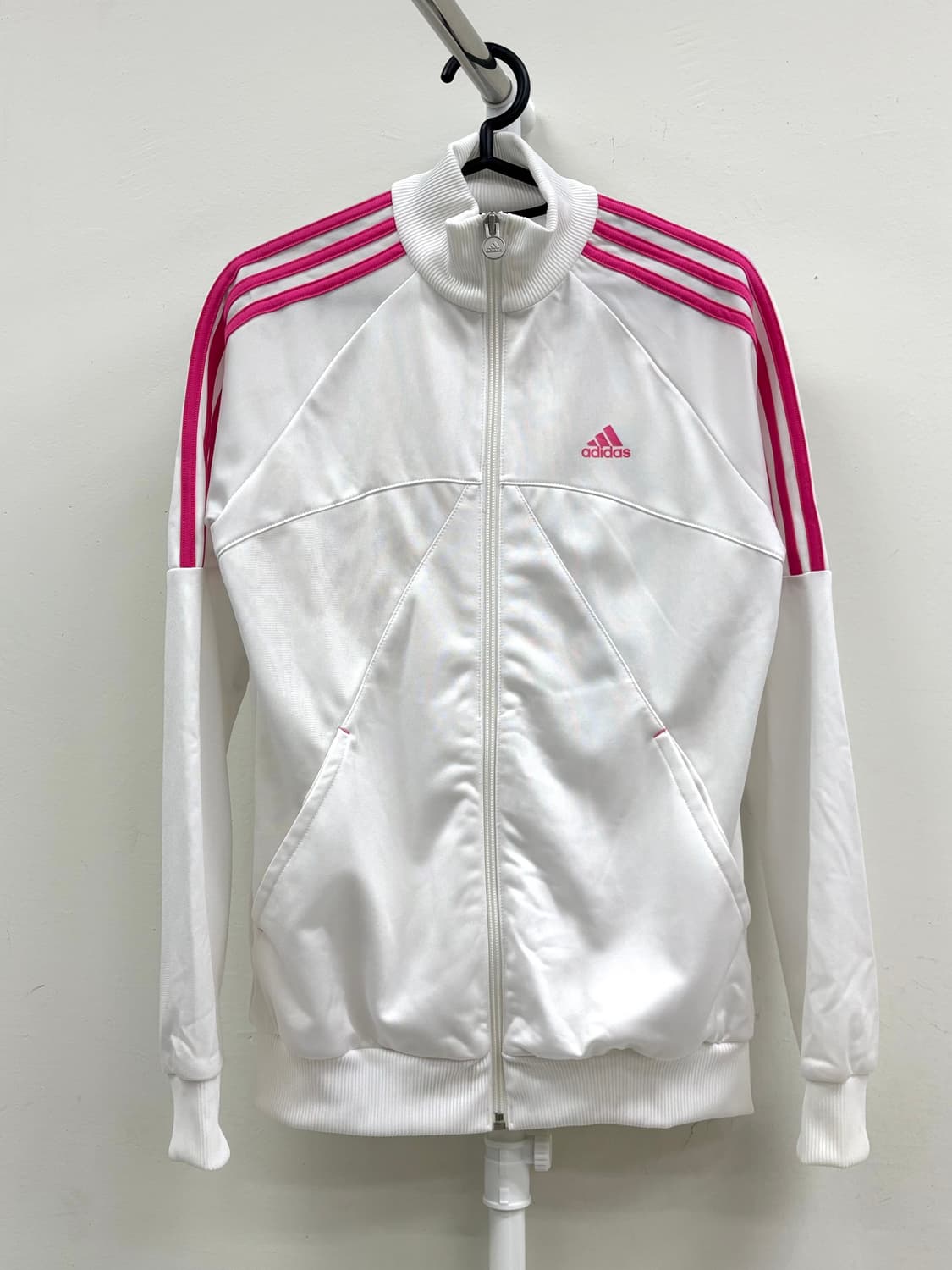 빈티지 아디다스 화이트 핑크 트랙탑 져지 상품이미지5