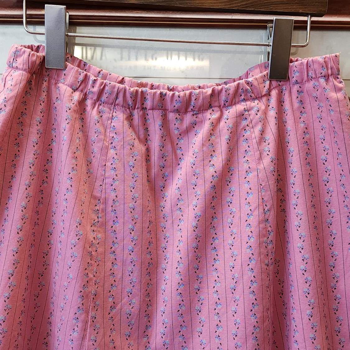 90s 티롤리안 빈티지 스커트 롱 스커트 핑크 상품이미지8