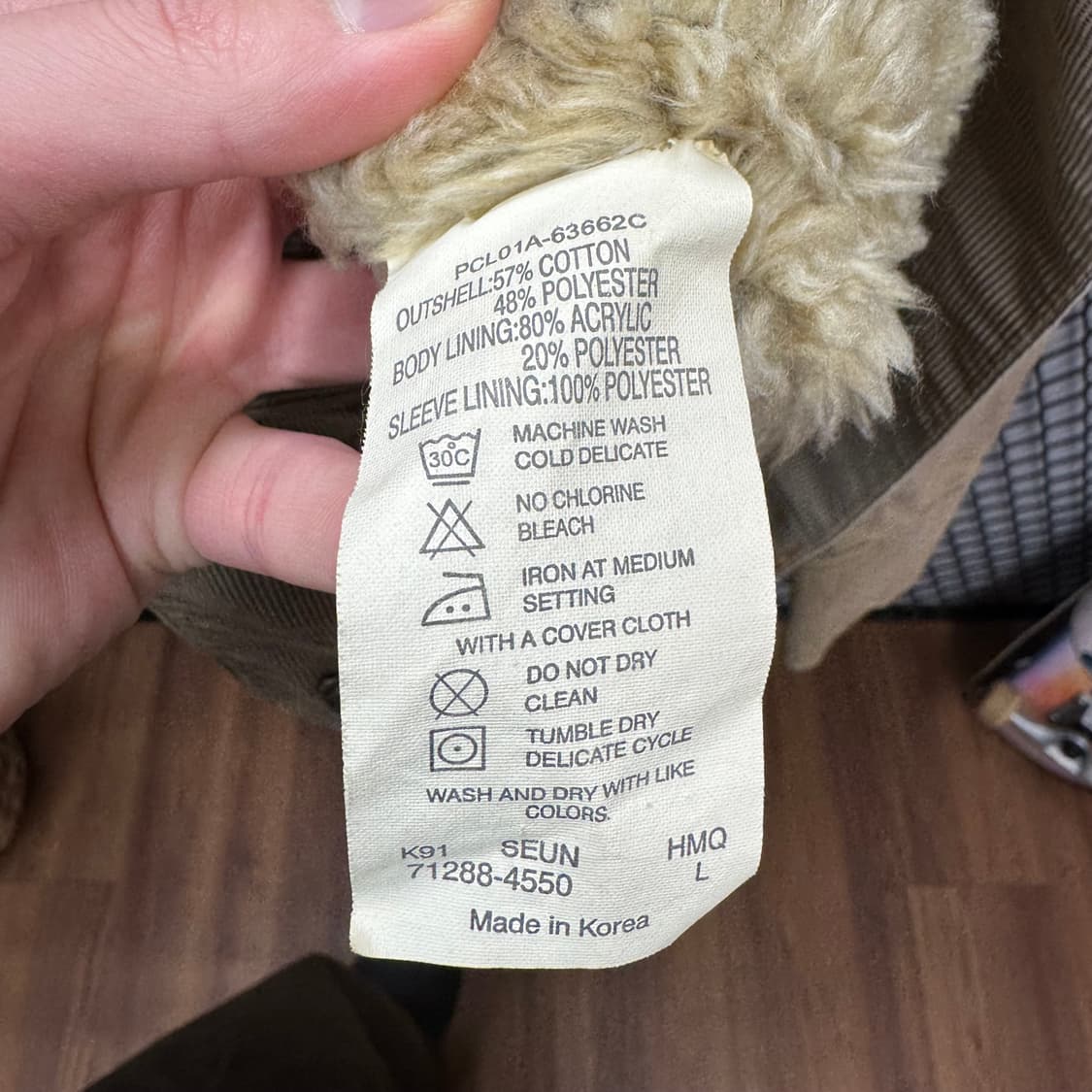 00s 리바이스 웨스턴 쉐르파 트러커자켓 투포켓 디테일 베이지 상품이미지6