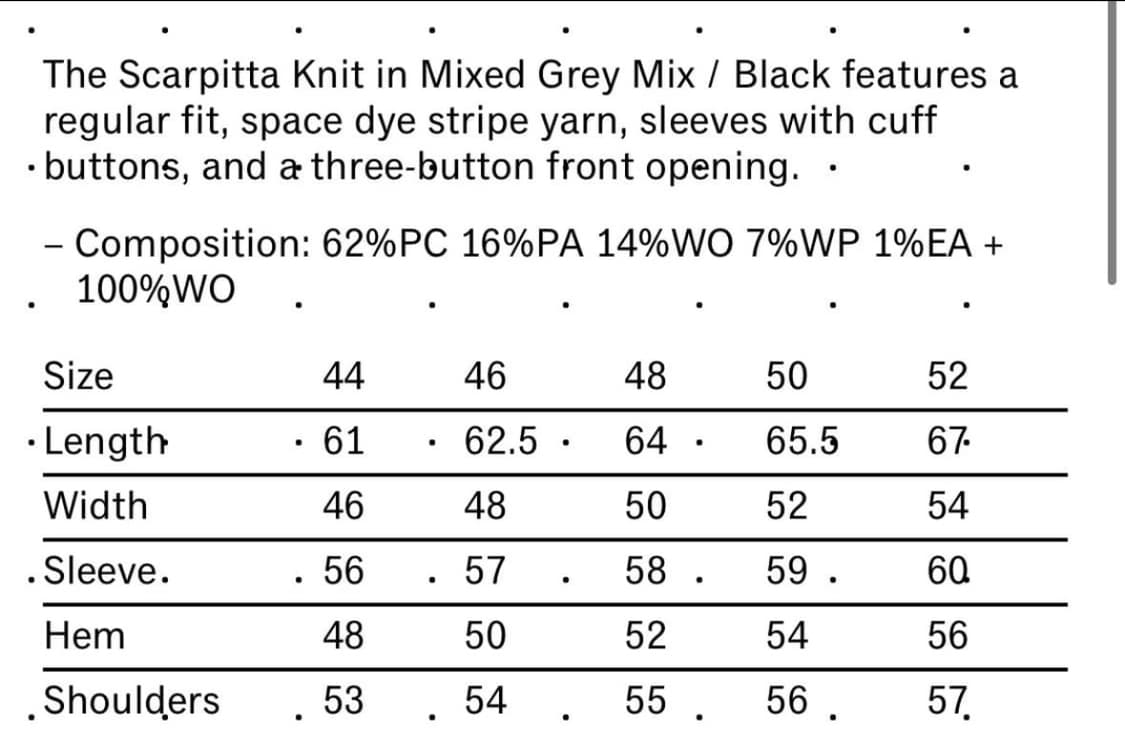 kiko kostadinov 키코 코스타디노브 스카피타 니트 상품이미지9