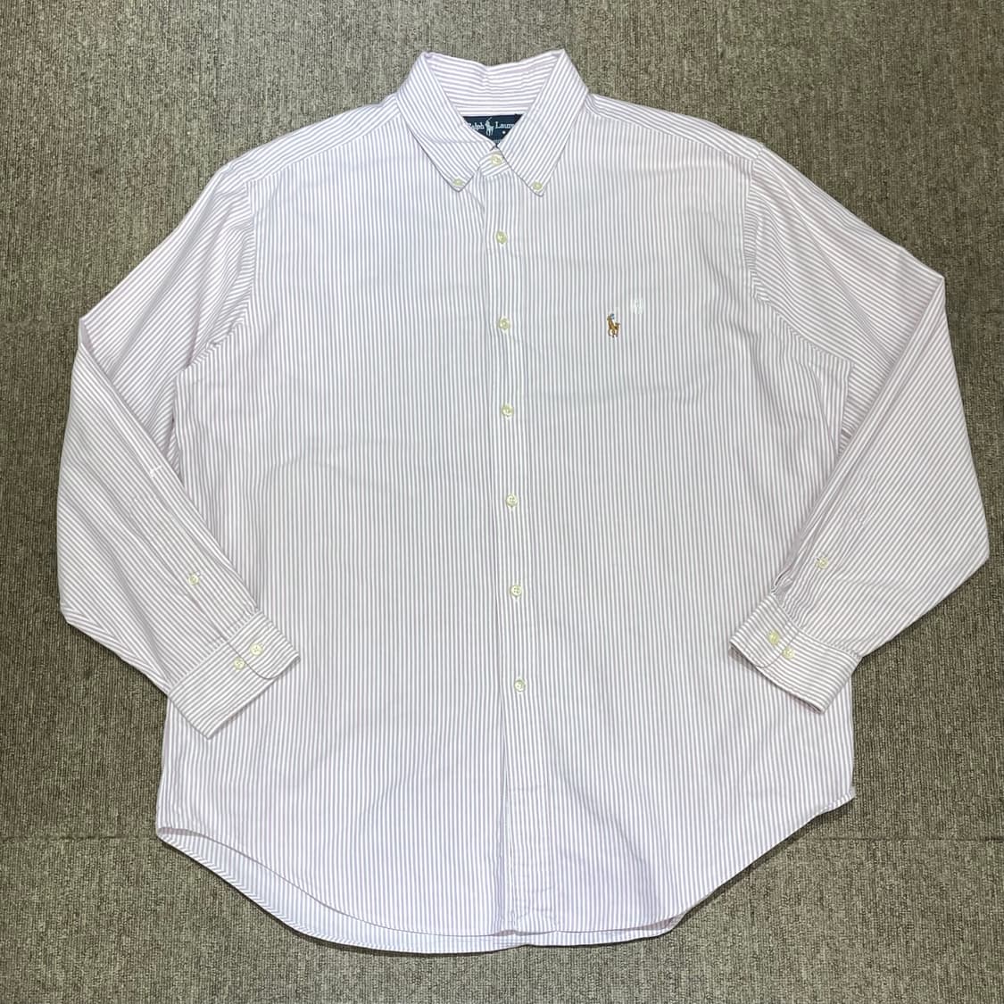(16 1/2) POLO 폴로 랄프로렌 스트라이프 셔츠 야머스핏 상품이미지2