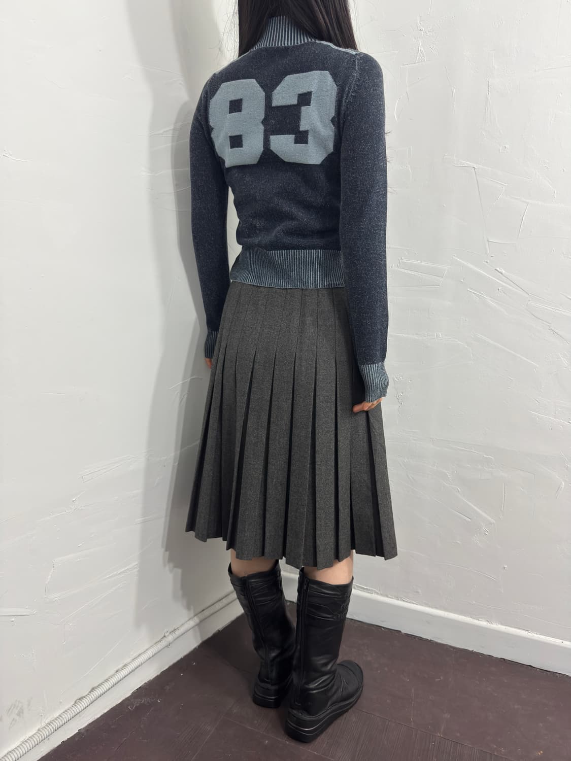 givenchy pleats wool skirt 상품이미지5