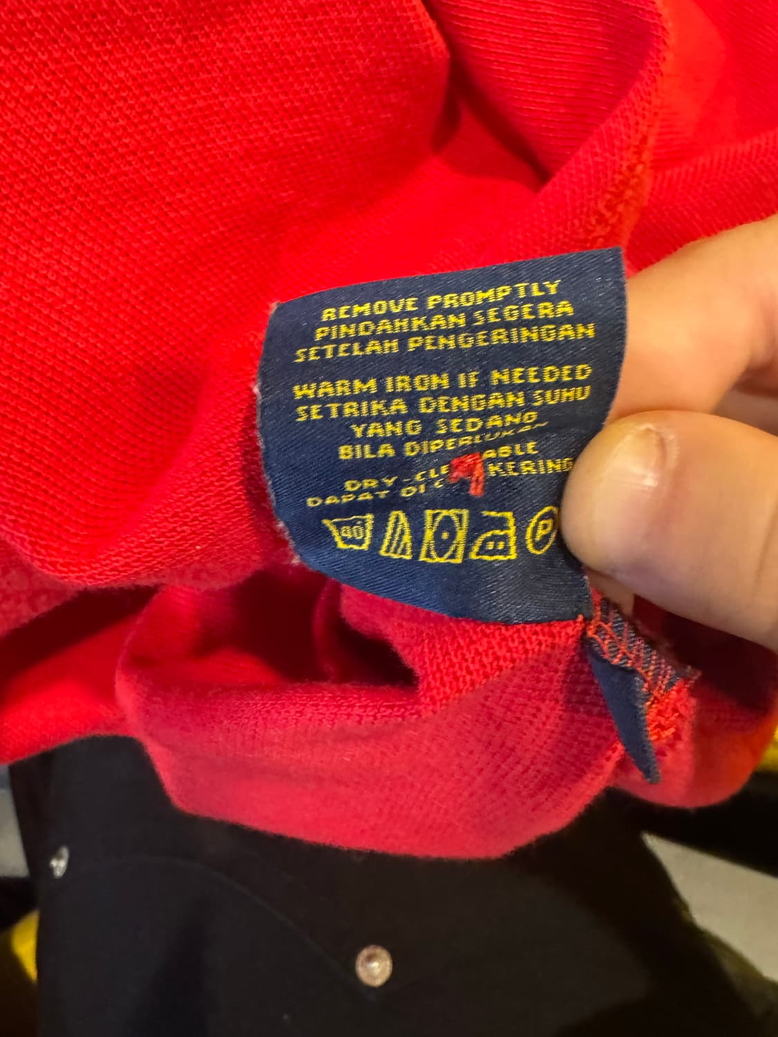 폴로 빅포니 카라 반팔 레드 상품이미지5