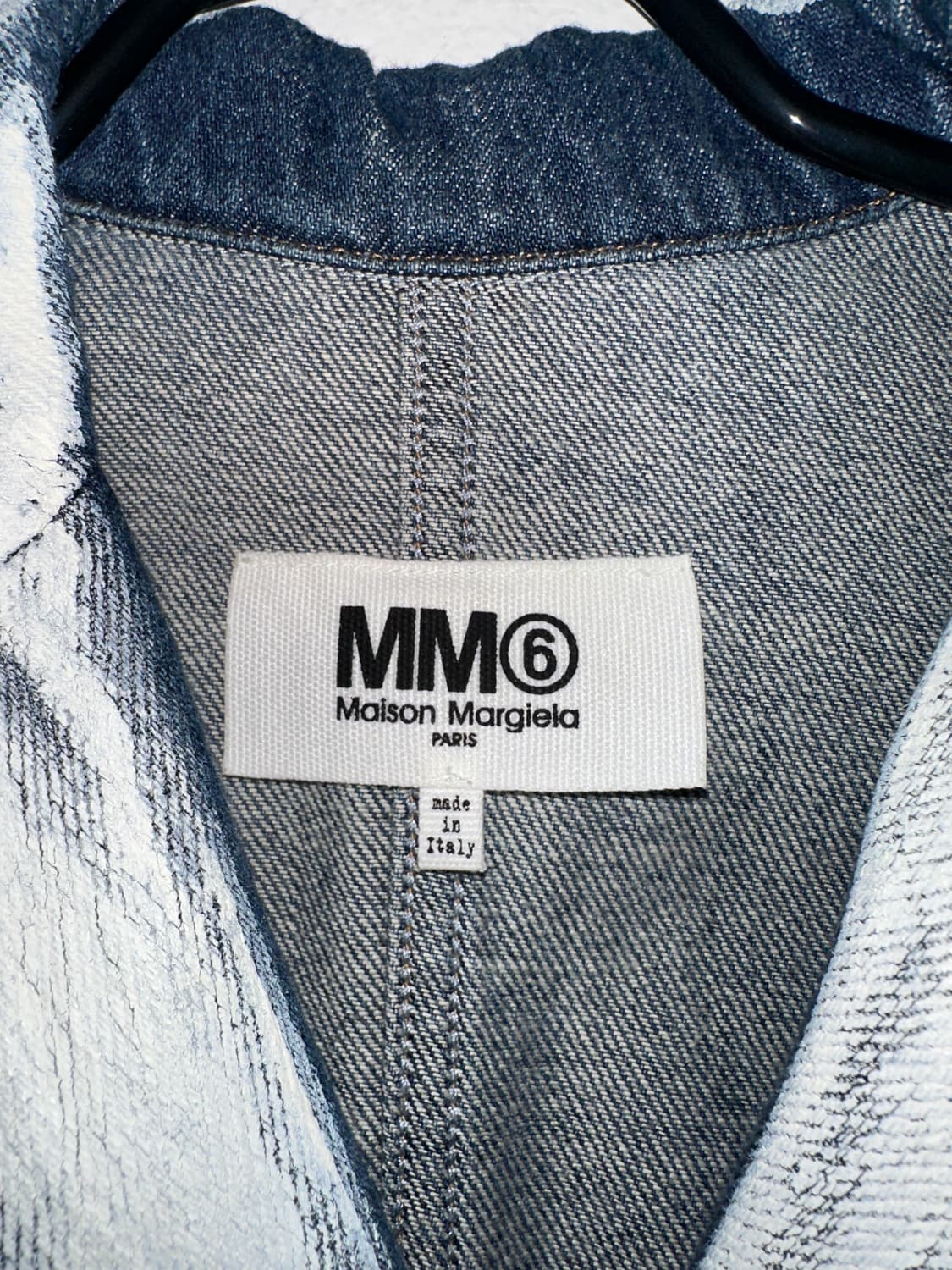메종마르지엘라 MM6 화이트 코팅 데님 자켓 상품이미지5