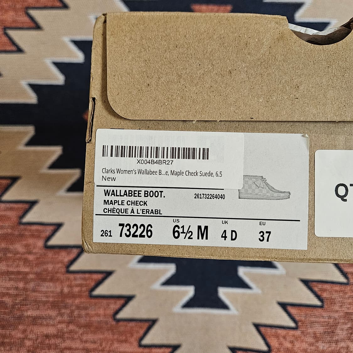 클락스 왈라비 부츠 메이플 체커보드 / 국내 미발매 상품이미지7