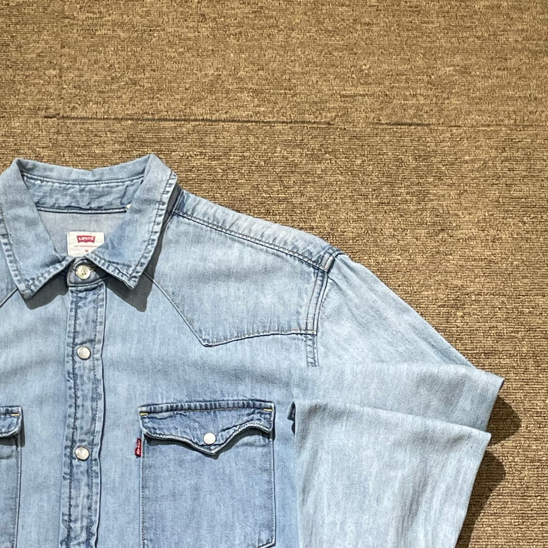 (M) Levi's 리바이스 코튼 데님 셔츠 상품이미지4