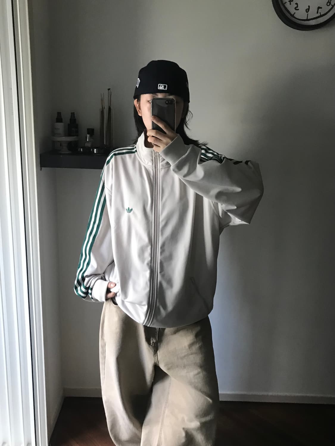 아디다스 오리지널스 트랙 자켓 젠더 뉴트럴 블리스 컬리지 에이트 그린 상품이미지3