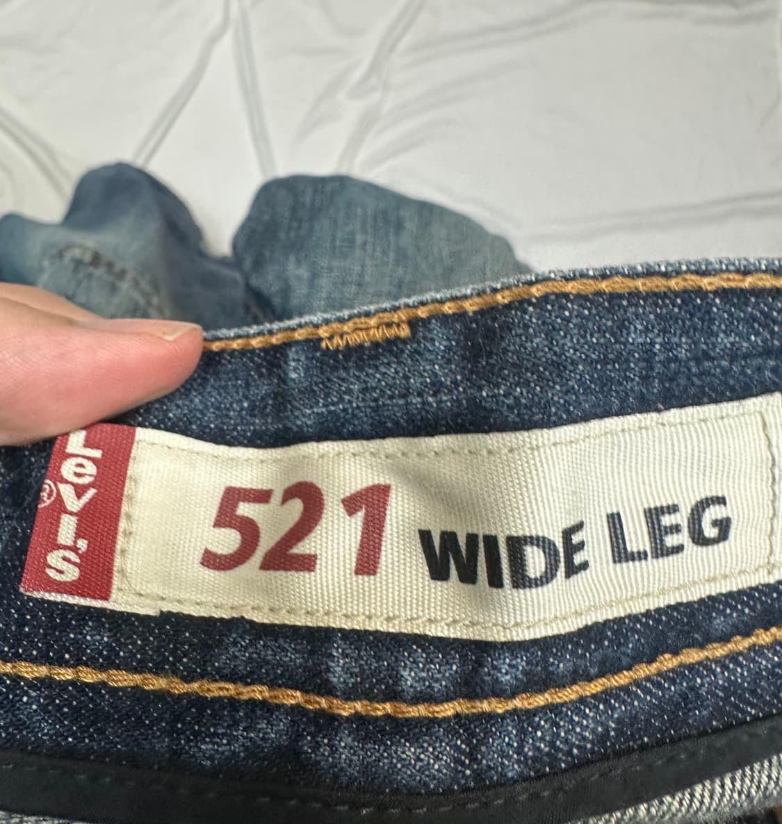 리바이스 521 와이드레그워싱데님진 30 상품이미지5