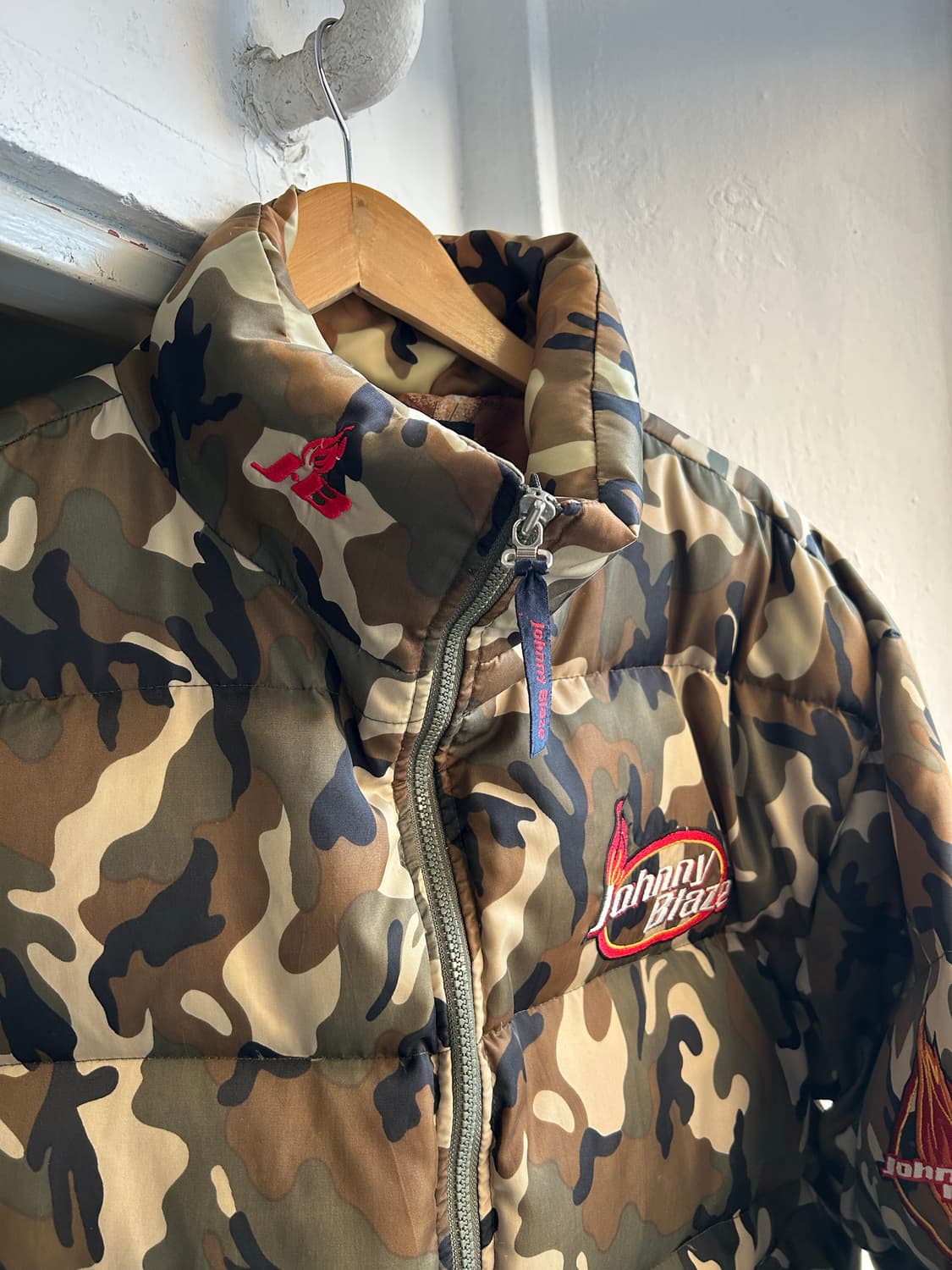 90‘s 조니 블레이즈 카모덕다운패딩 상품이미지2