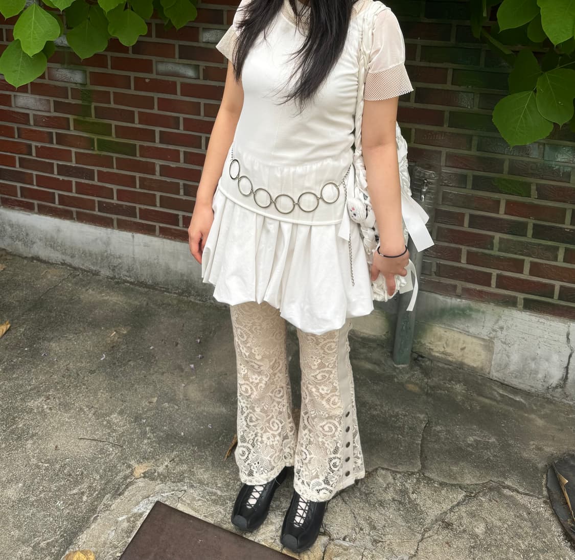 layered lace pants 상품이미지5