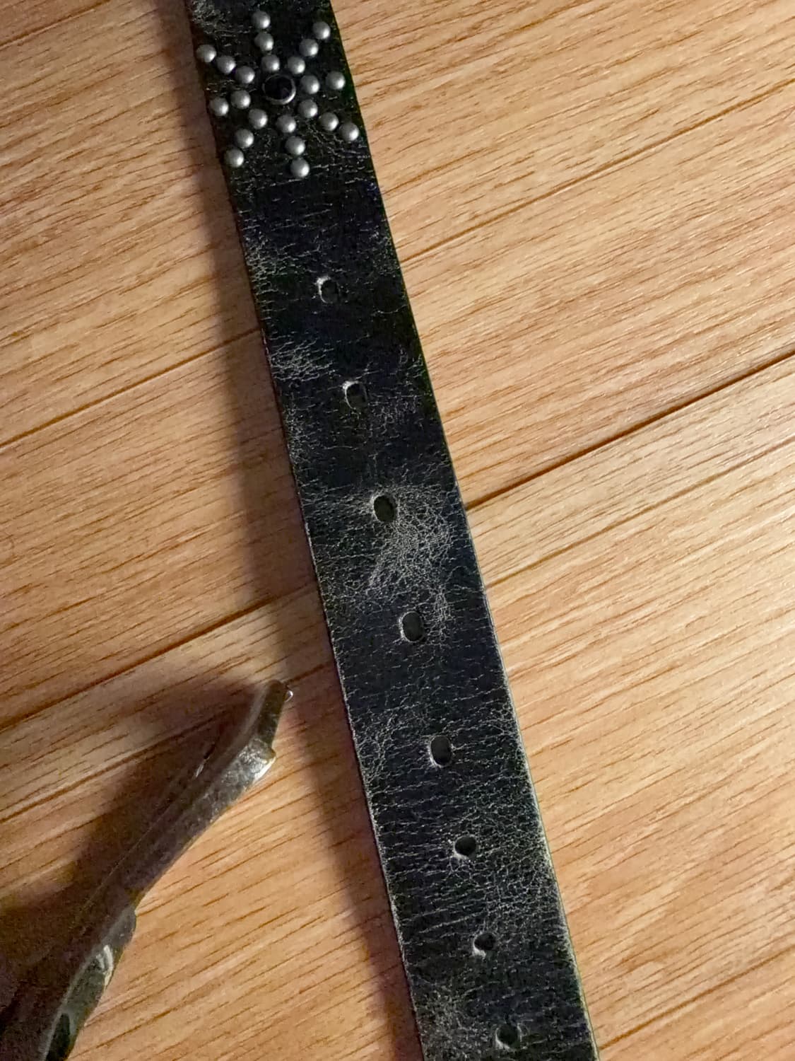 Made in japan, 레더 스터드 벨트. 상품이미지5