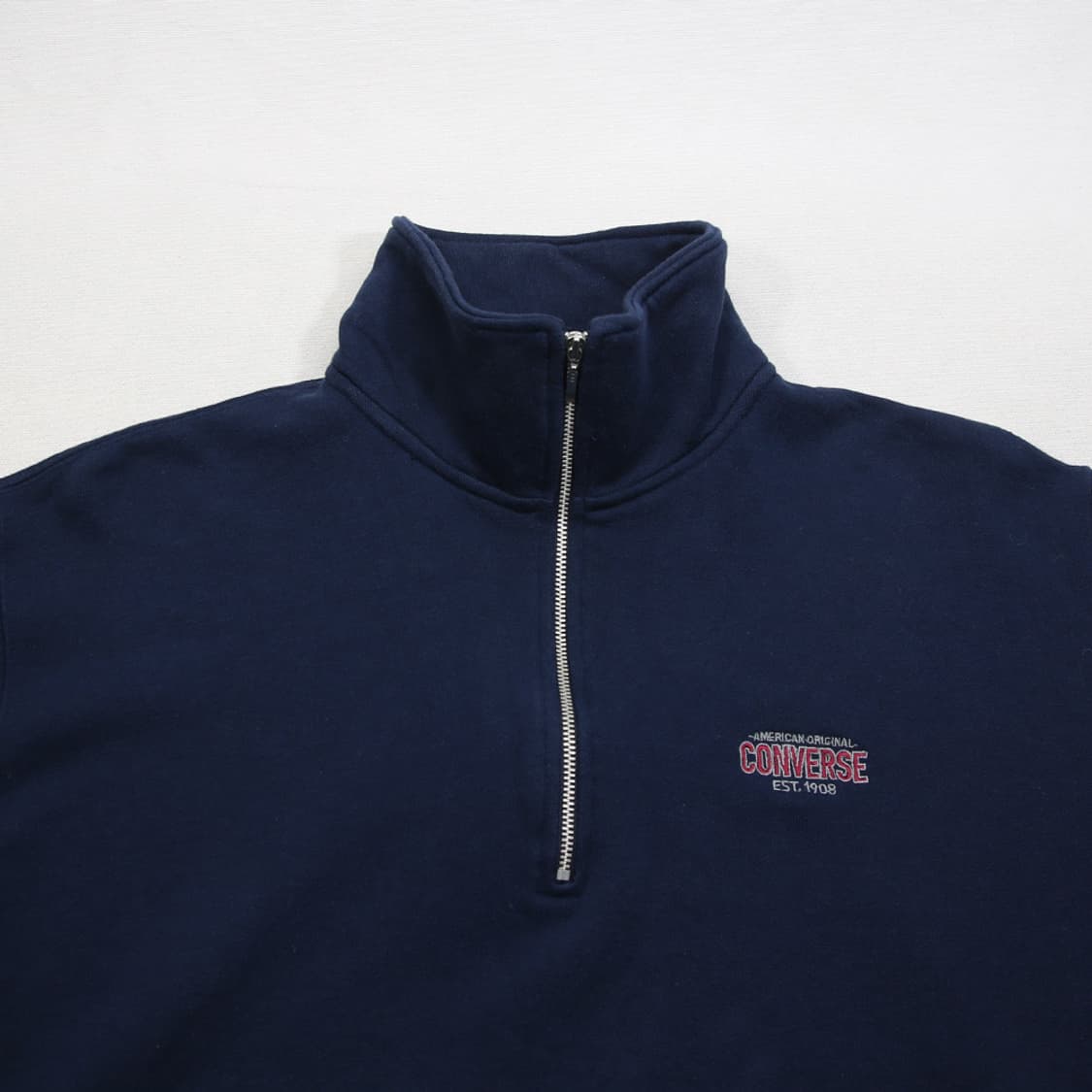 (착용컷) 컨버스 하프 집업 티셔츠 (남성용 100) 상품이미지4